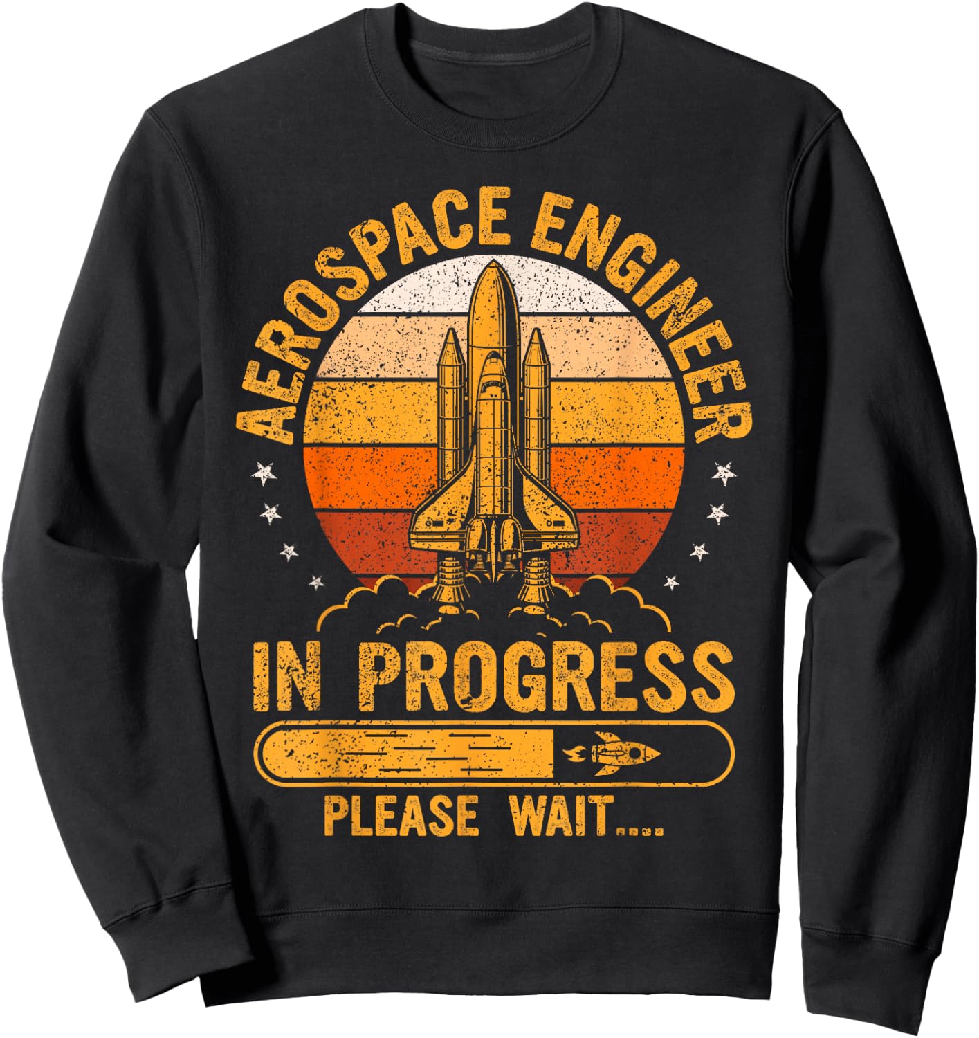 Future Aerospace Engineer In Progress Engineering Student Sweatshirt - Sweatshirt | Black