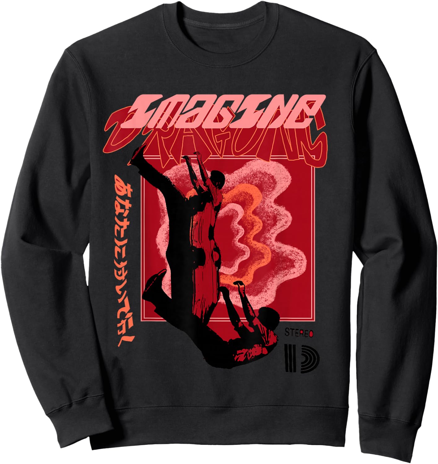 Official Imagine Dragons Exclusive Falling Man Sweatshirt - Sweatshirt | Black