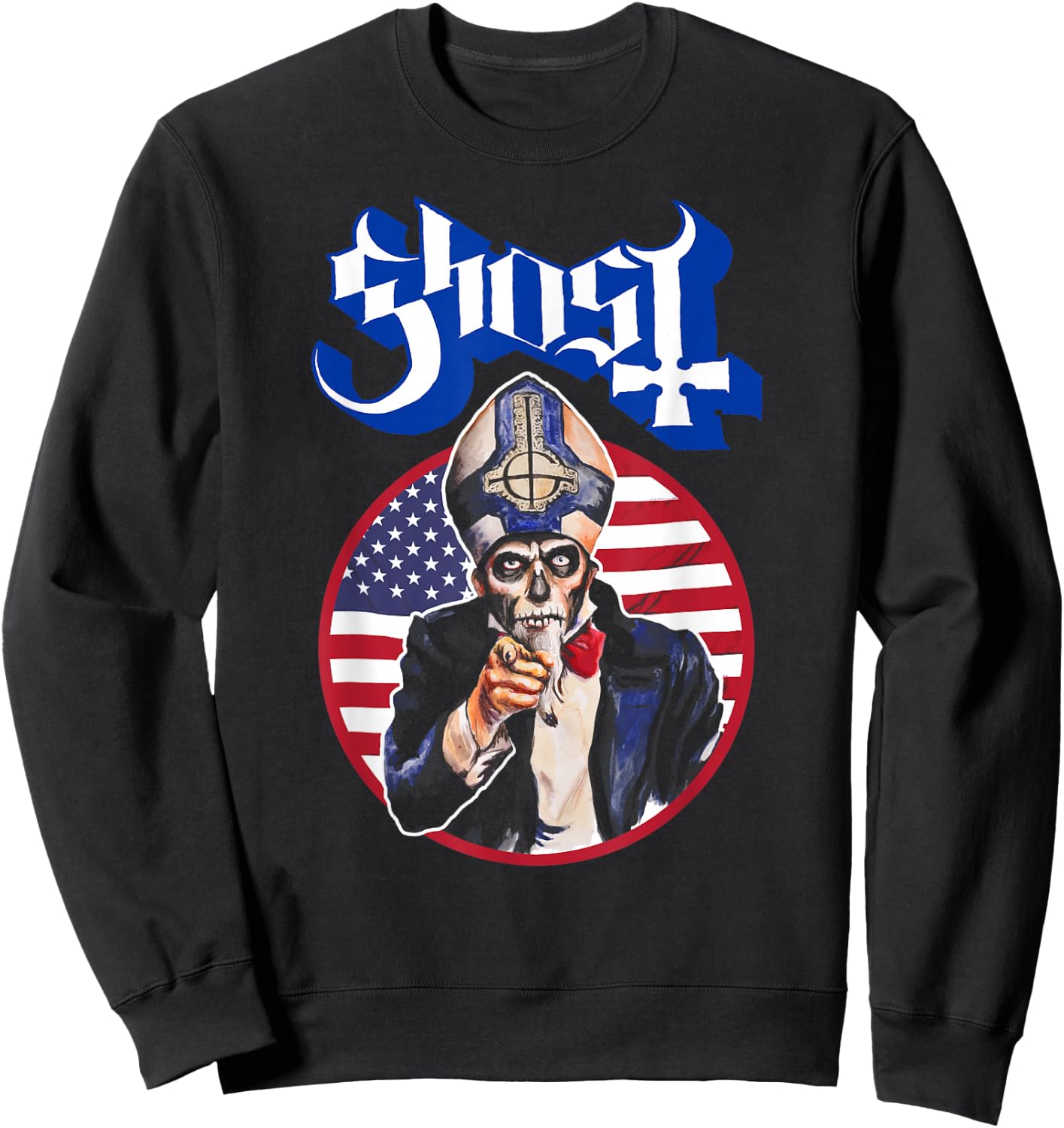 Ghost - Papa Wants You USA Sweatshirt - Sweatshirt | Black