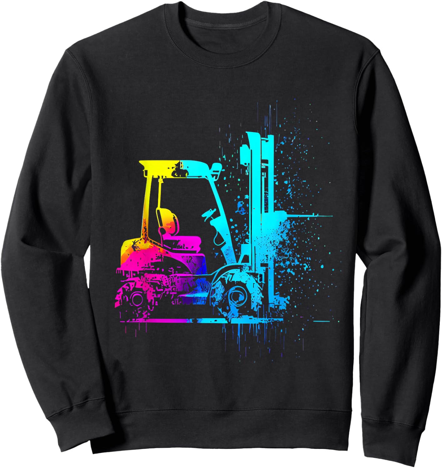 Forklift operator forklift driver warehouse clerk gift Sweatshirt - Sweatshirt | Black
