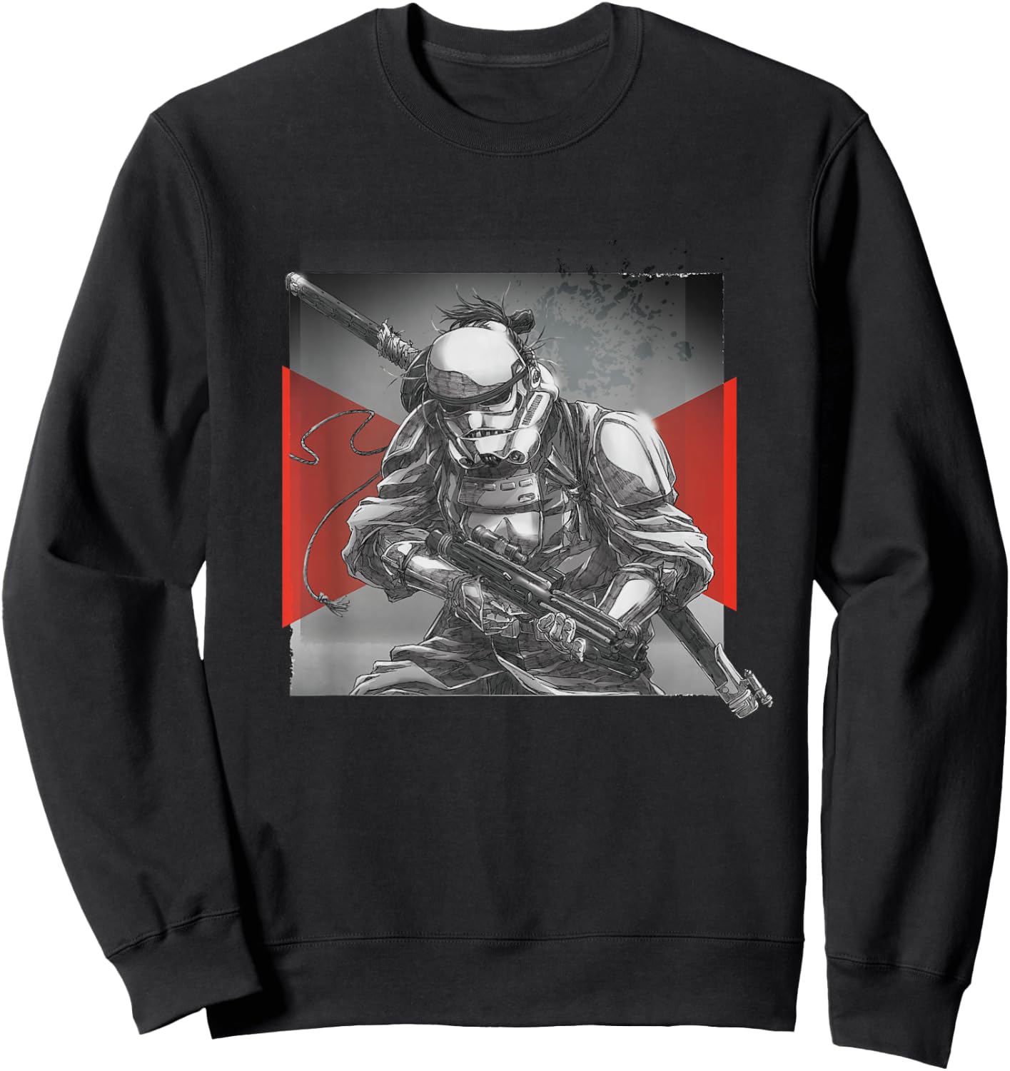 Star Wars: Visions Anime The Duel Samurai Stormtrooper Sweatshirt - Sweatshirt | Black