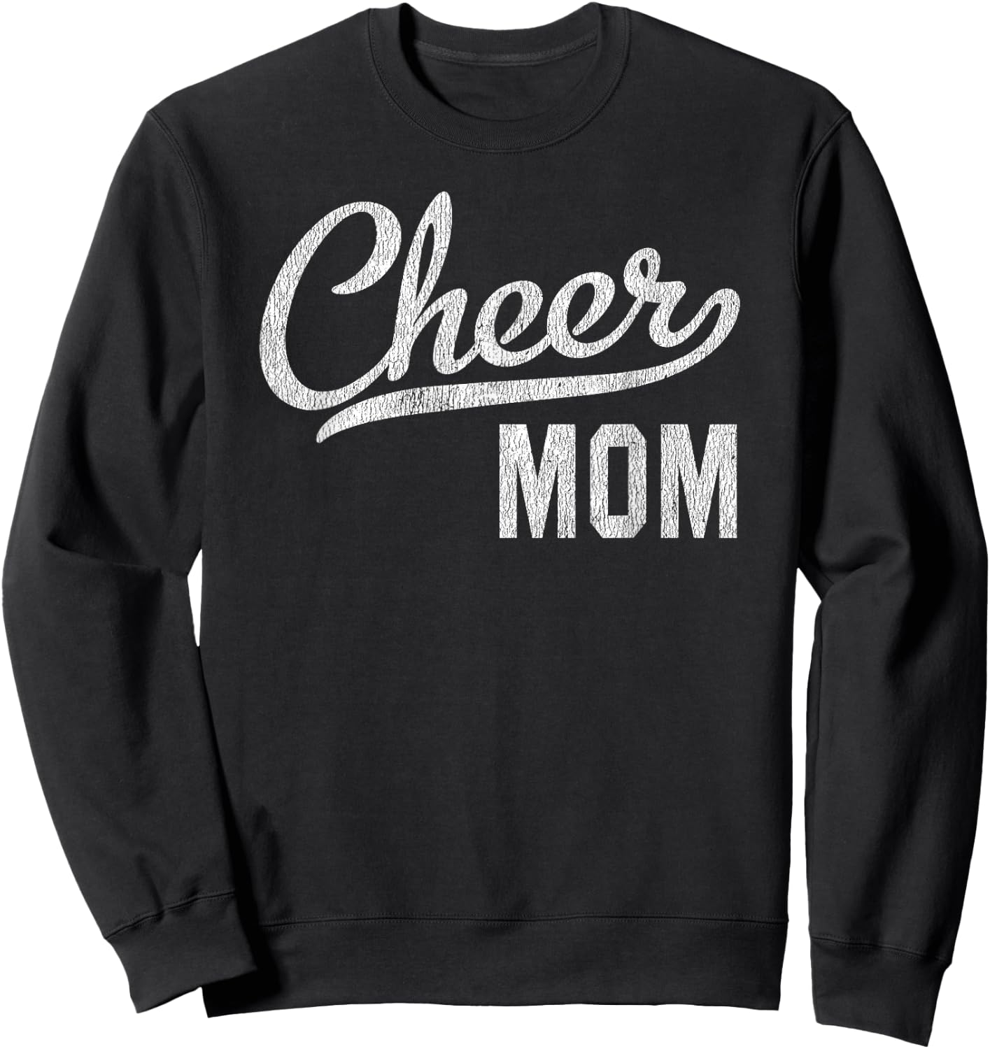 Cheer Mom Proud Cheerleading Mom Gift Sweatshirt - Sweatshirt | Black
