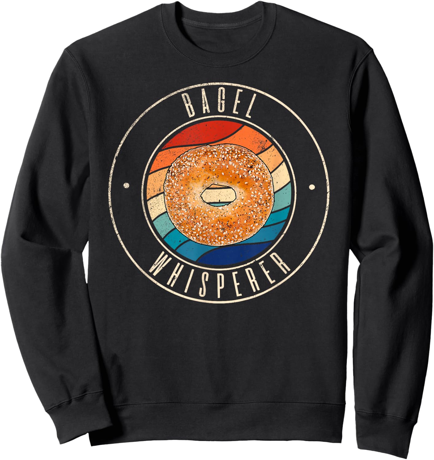 Bagel Whisperer Sweatshirt - Sweatshirt | Black