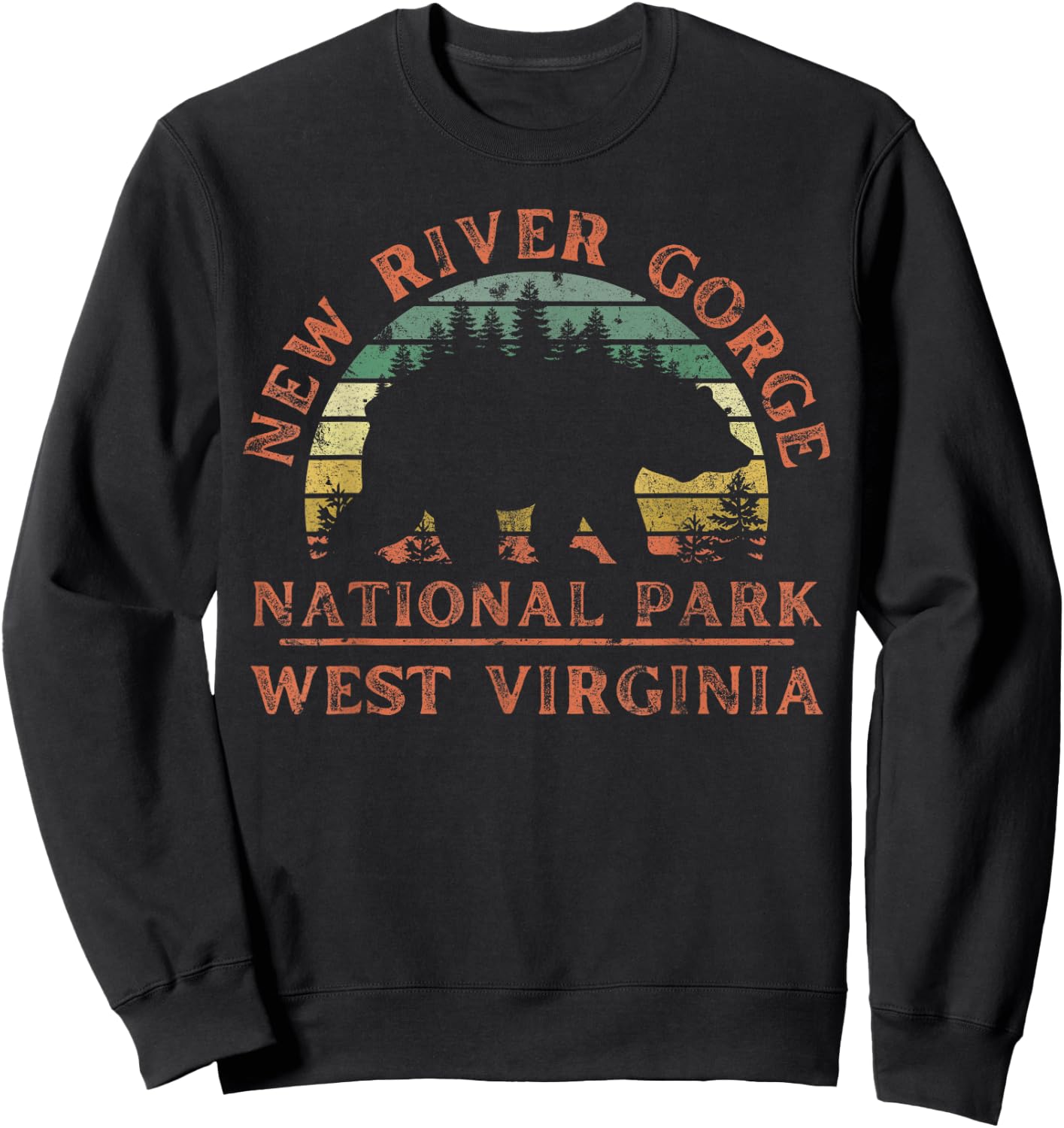 New River Gorge National Park Sweatshirt - Sweatshirt | Black