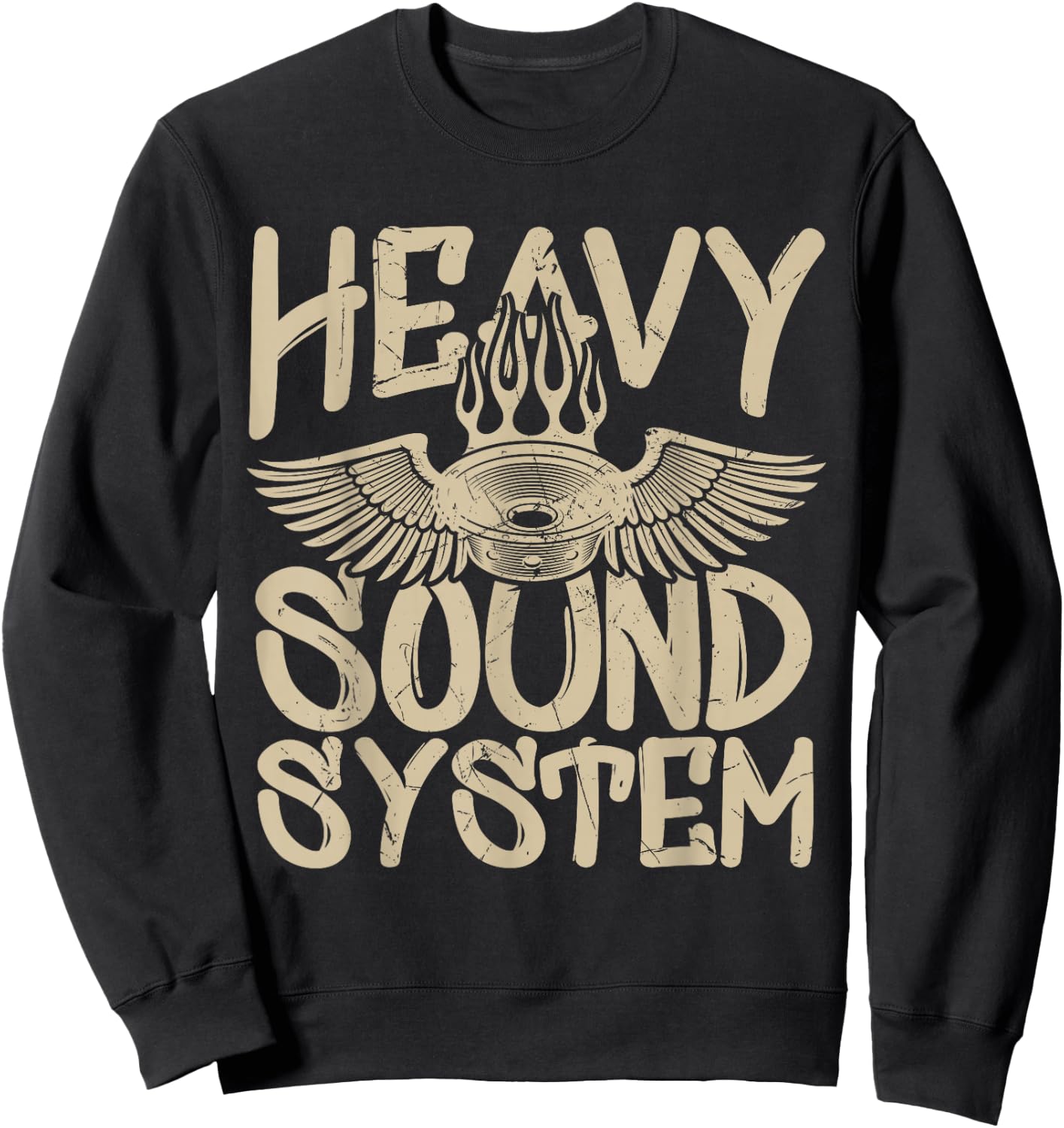 Cool Heavy Sound System Bass Speaker Car Tuners Sweatshirt - Sweatshirt | Black