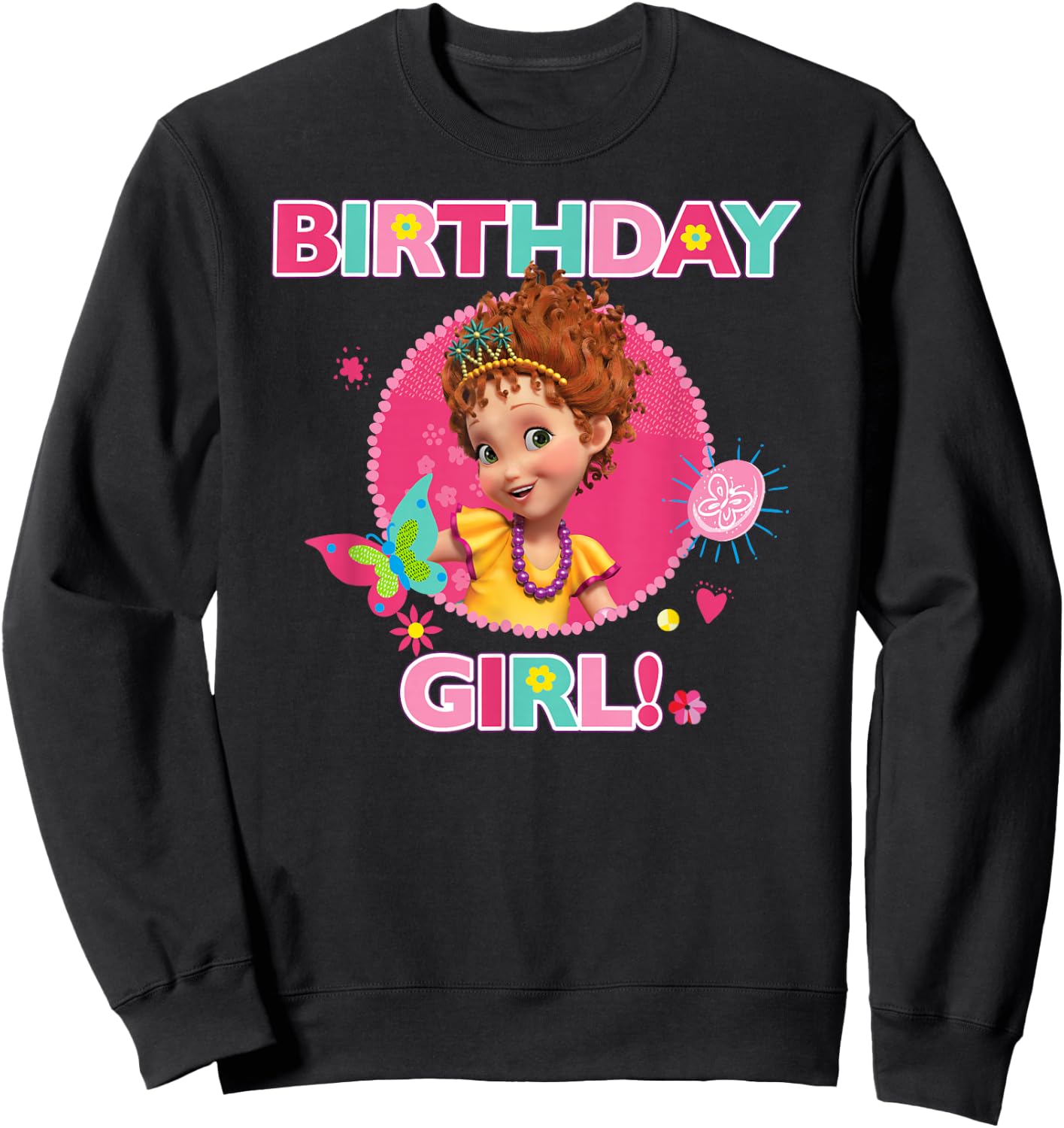 Disney - Junior Fancy Nancy Birthday Girl Sweatshirt - Sweatshirt | Black