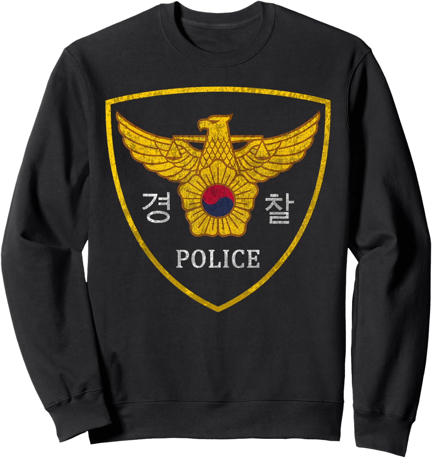 Korean National Police Seoul Police SWAT Sweatshirt - Sweatshirt | Black