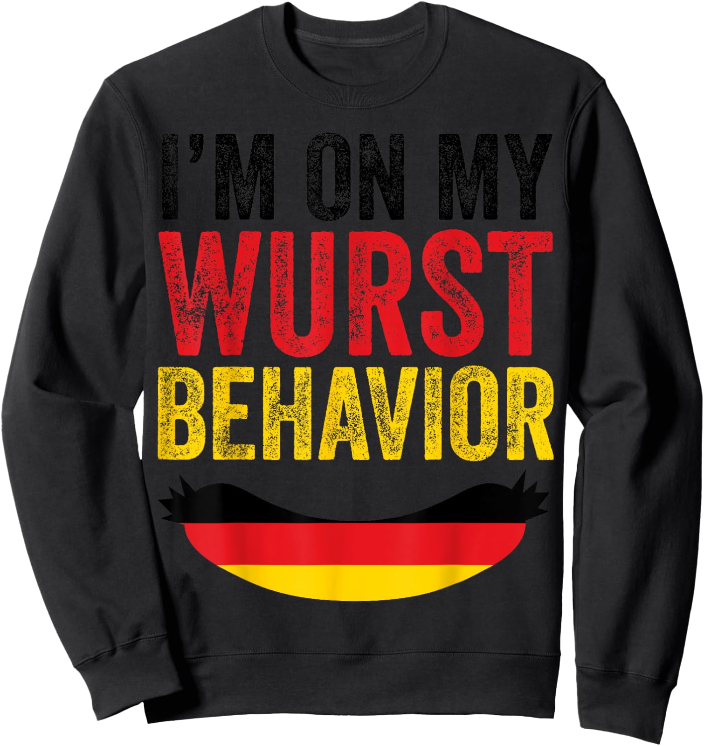 German Clothes American Oktoberfest Clothing Men Women Wurst Sweatshirt - Sweatshirt | Black