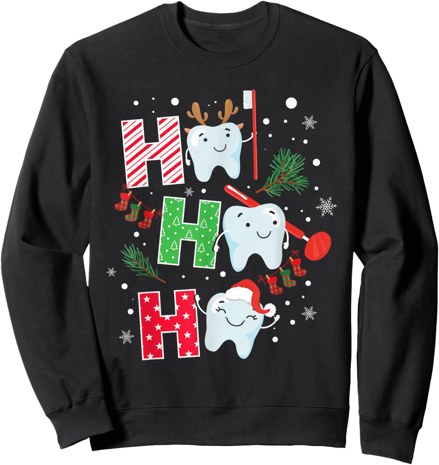 Dentist Christmas Future Dentist Dentistry Graduate Gift Sweatshirt - Sweatshirt | Black