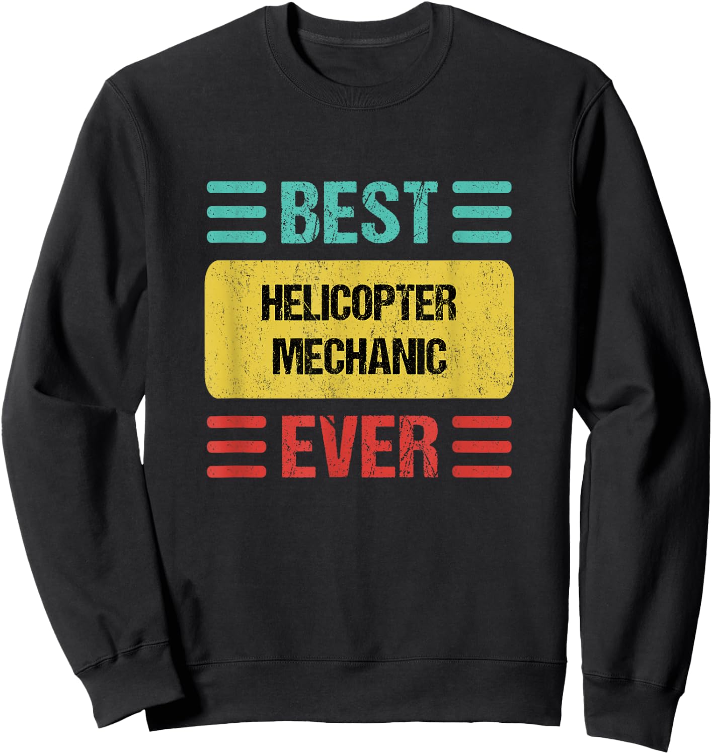 Helicopter Mechanic Sweatshirt - Sweatshirt | Black