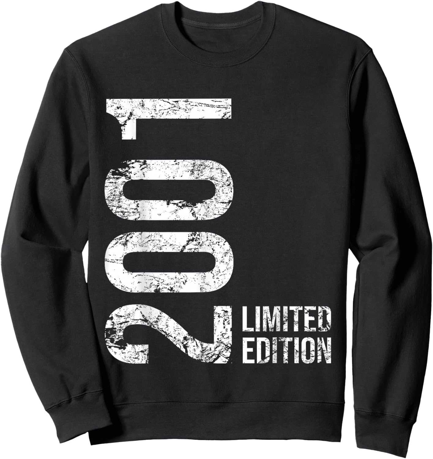 24th Birthday 24 Years Old Man Woman Vintage 2001 Sweatshirt - Sweatshirt | Black