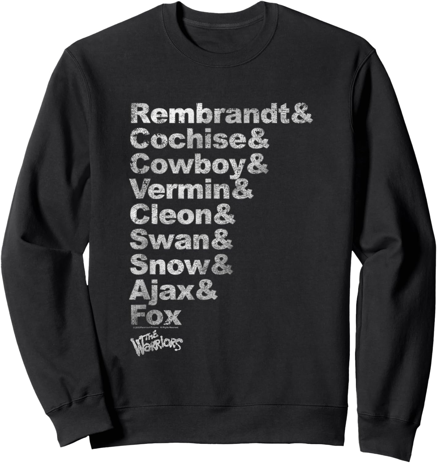 Warriors Roster Sweatshirt - Sweatshirt | Black