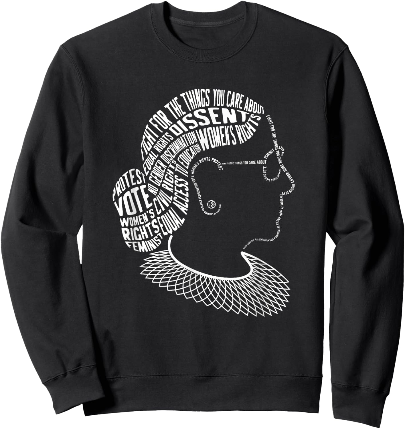 Feminist Gifts Women's Rights Feminism Quotes I Dissent Sweatshirt - Sweatshirt | Black