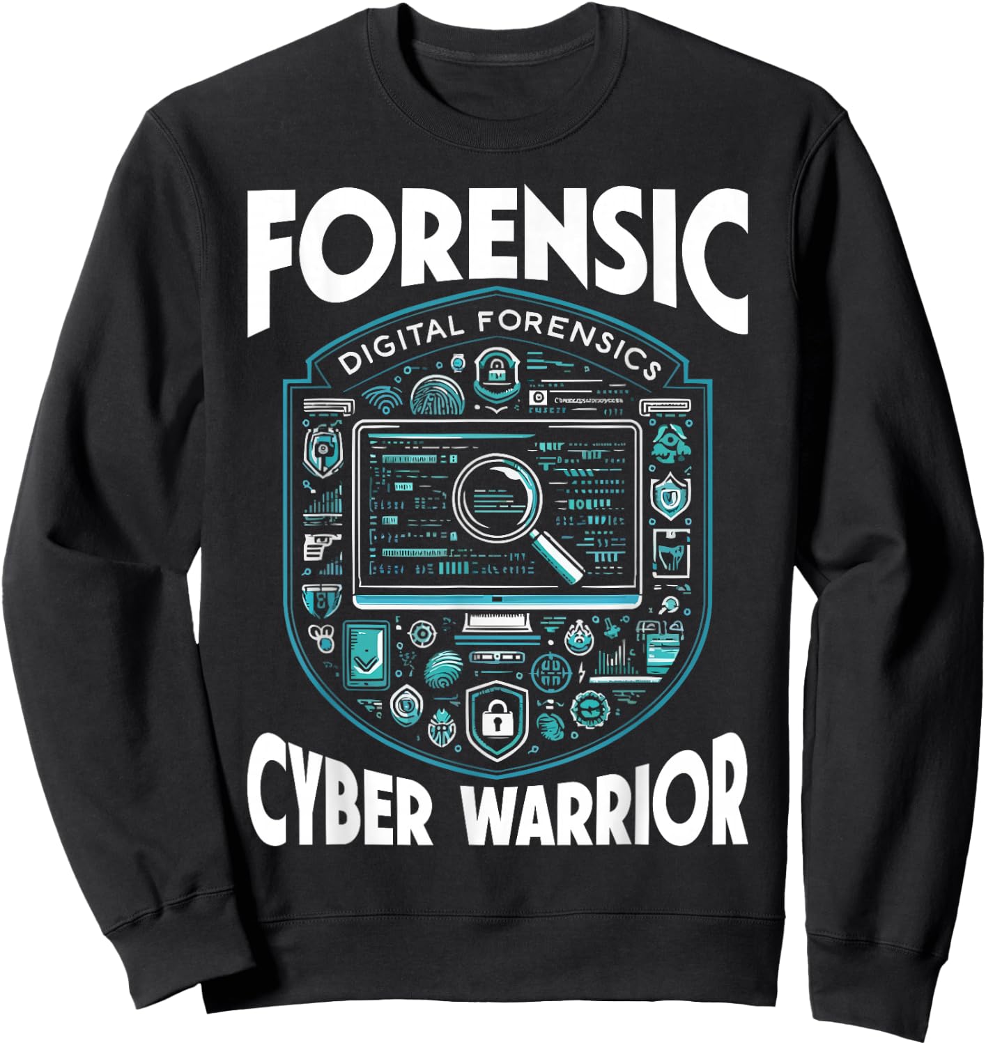 Digital Forensic Criminal Investigation Criminalistics Sweatshirt - Sweatshirt | Black