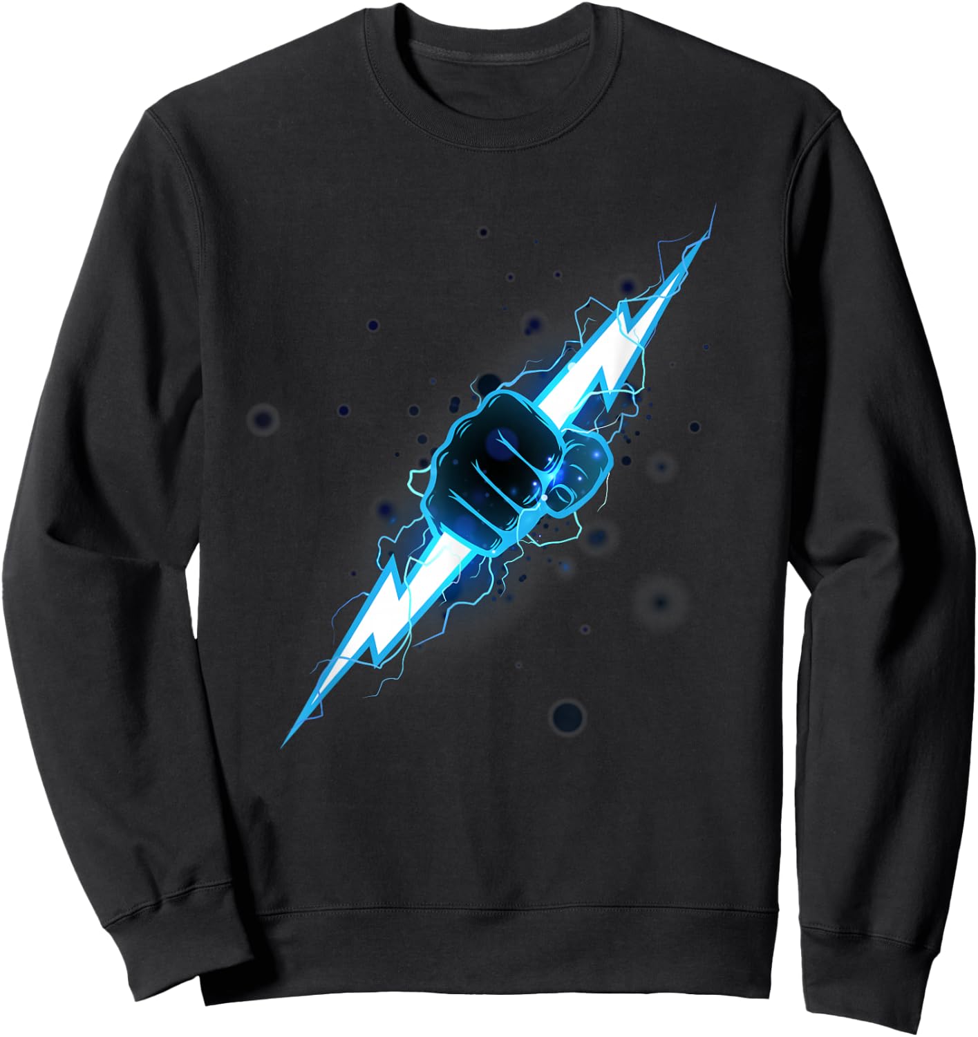 Lightning Lightning Power Electricity Storm Lightning Sweatshirt - Sweatshirt | Black