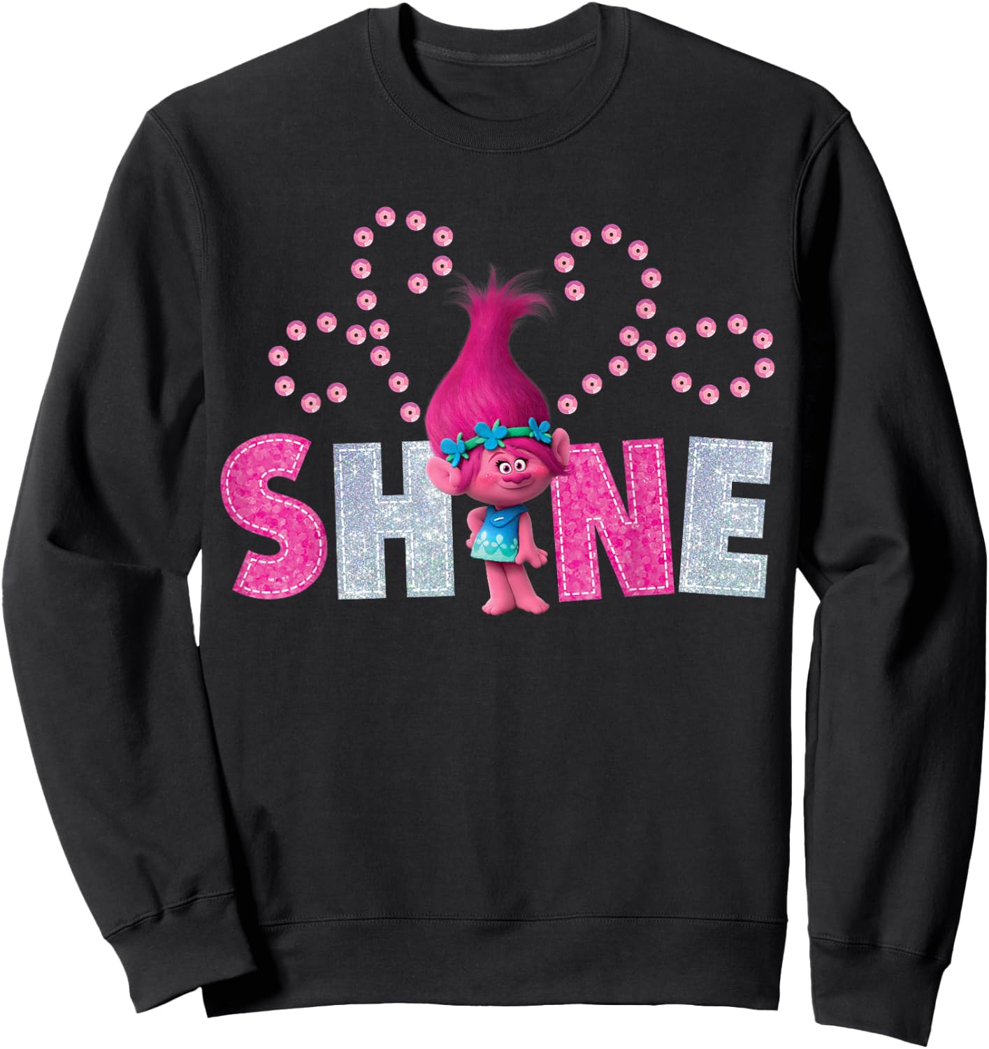 DreamWorks Trolls Poppy Shine Sweatshirt - Sweatshirt | Black