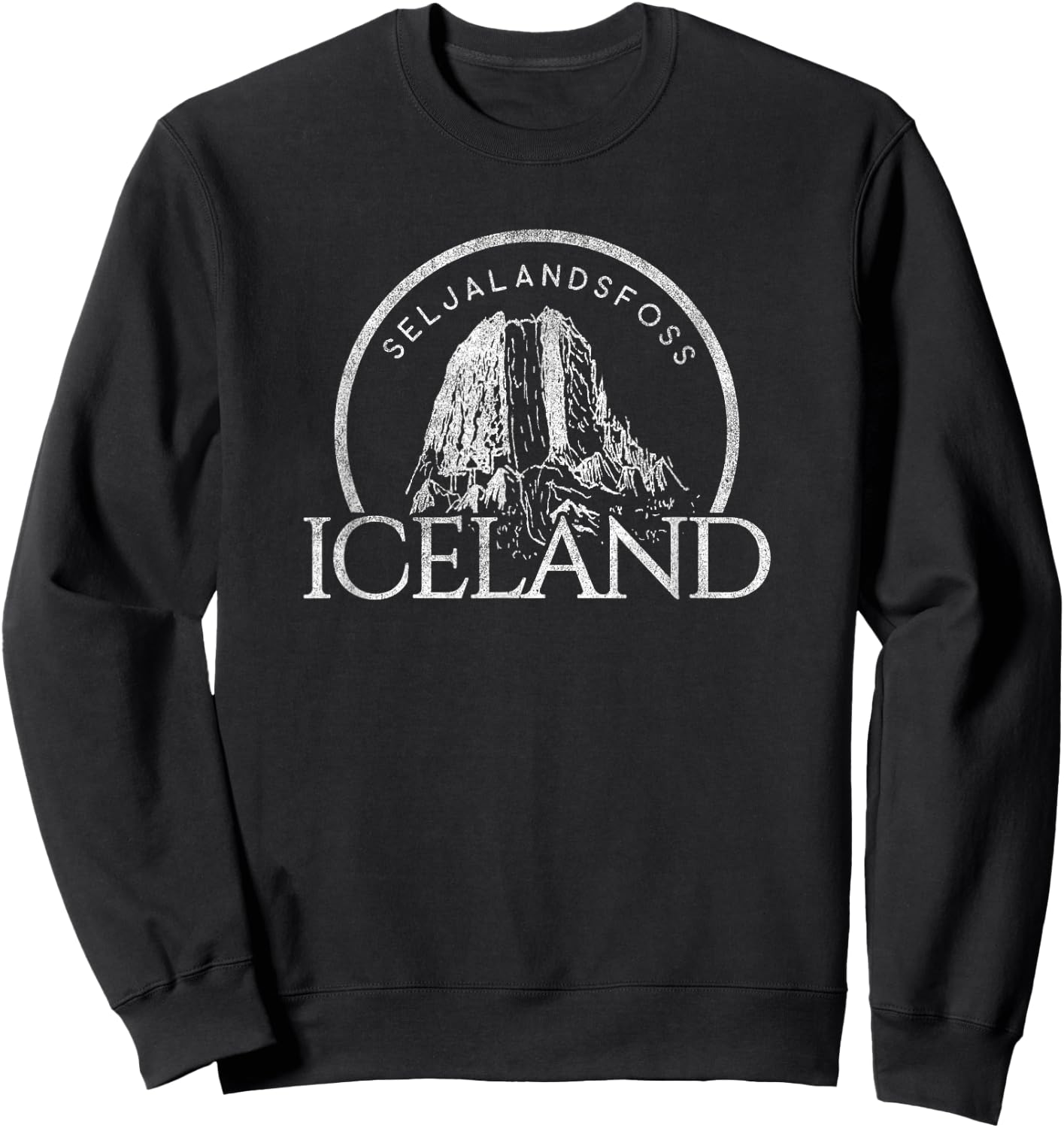 Waterfall in Iceland Shirt Sweatshirt - Sweatshirt | Black