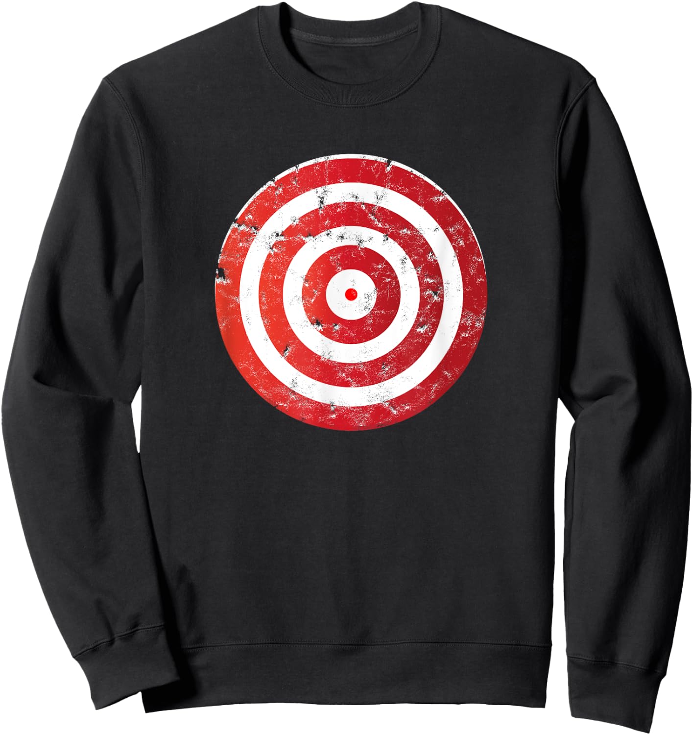 Vintage Bullseye Target Bulls Eye - Target Shooting Sports Sweatshirt - Sweatshirt | Black