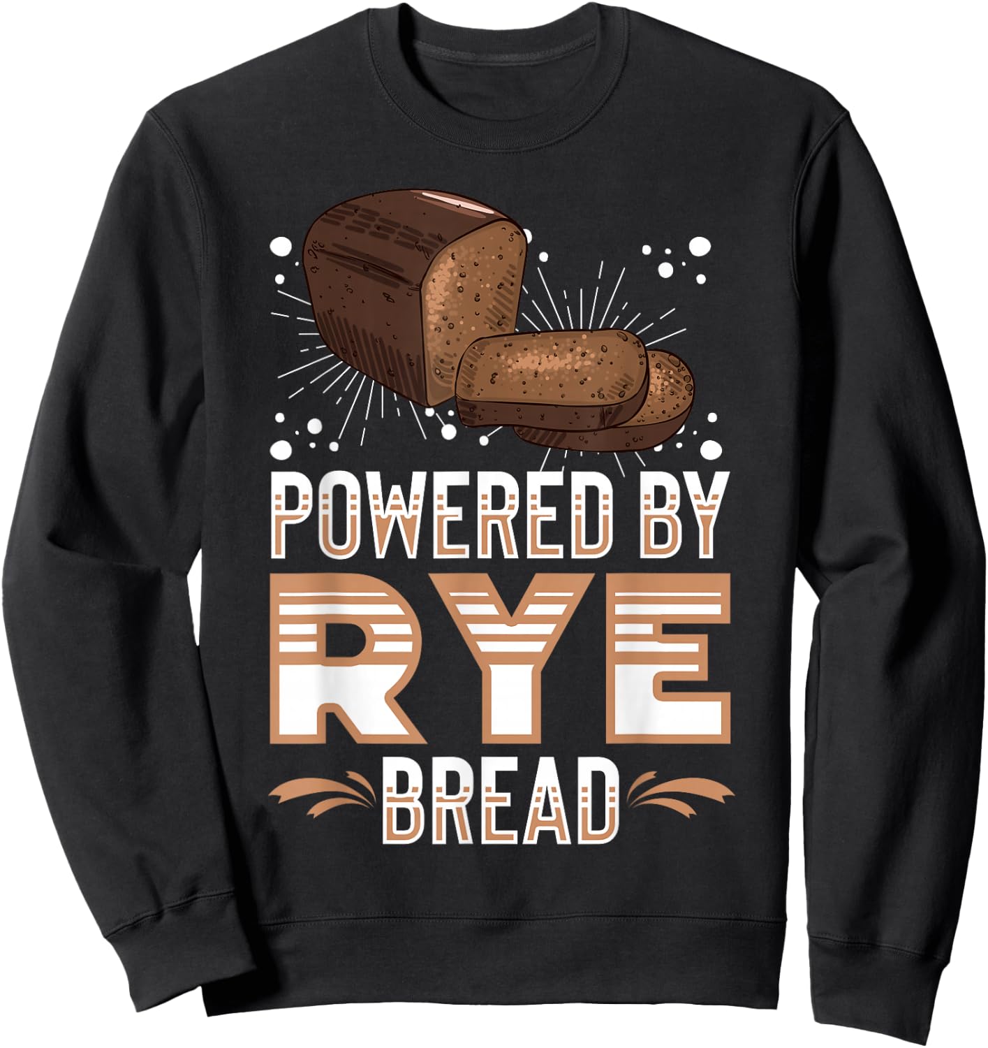 Rye Bread Recipes Gluten Free Seeds German Flour Sweatshirt - Sweatshirt | Black