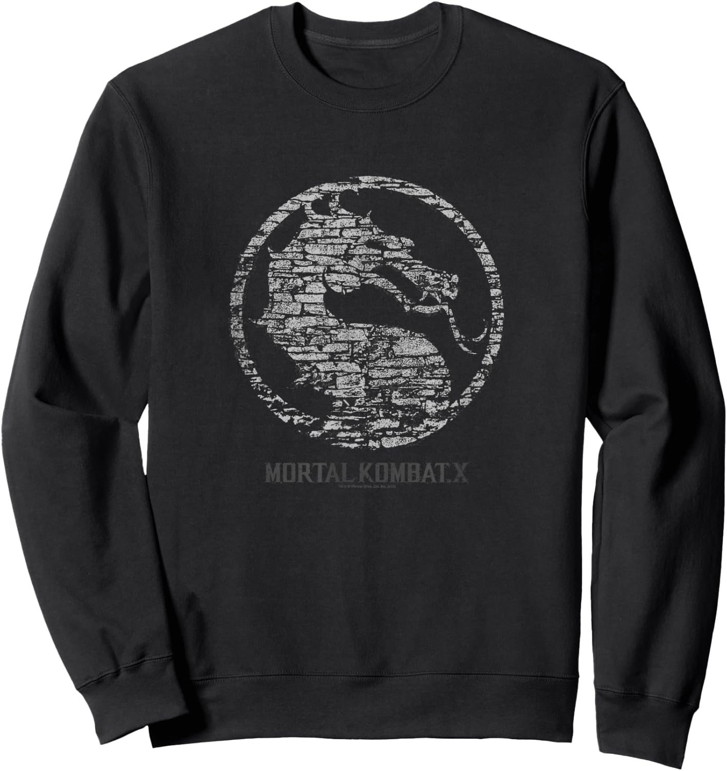 Mortal Kombat X Stone Seal Sweatshirt - Sweatshirt | Black