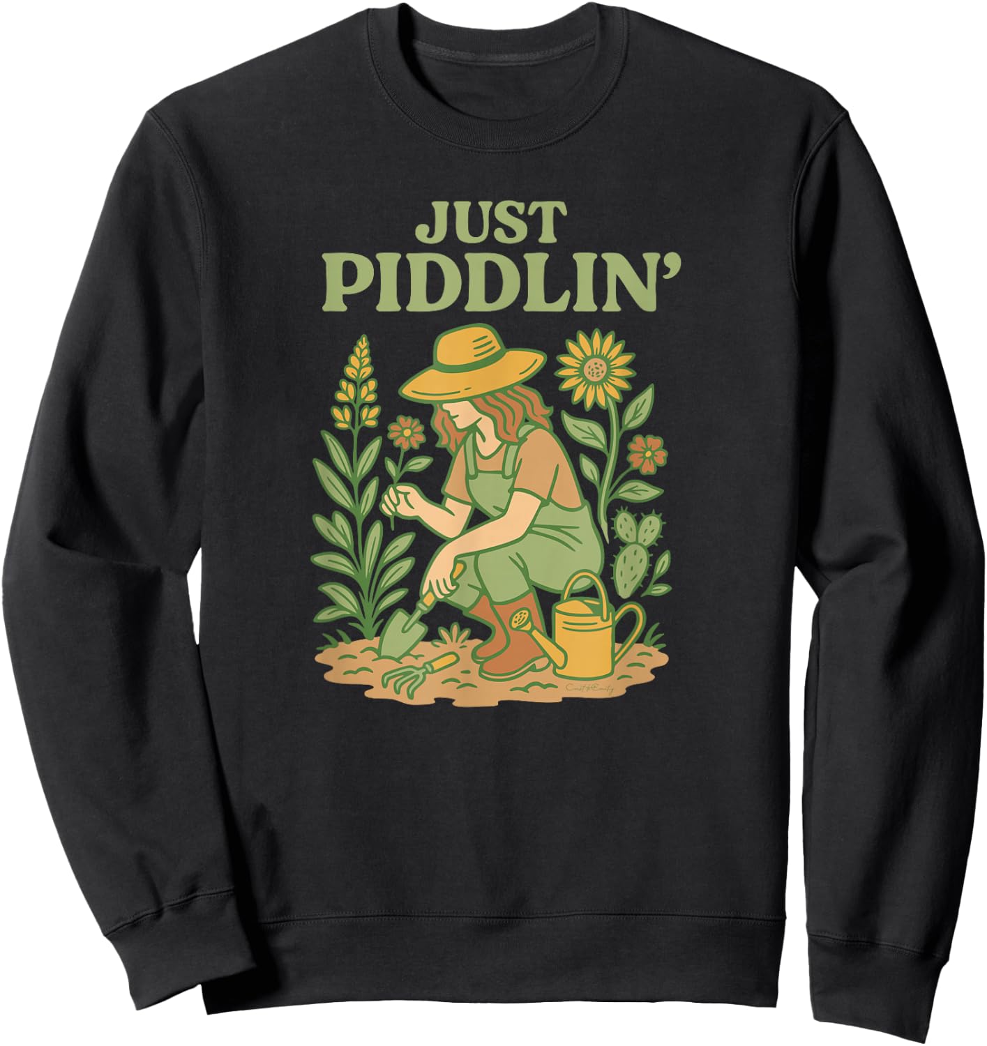 Just Piddlin' Sweatshirt - Sweatshirt | Black