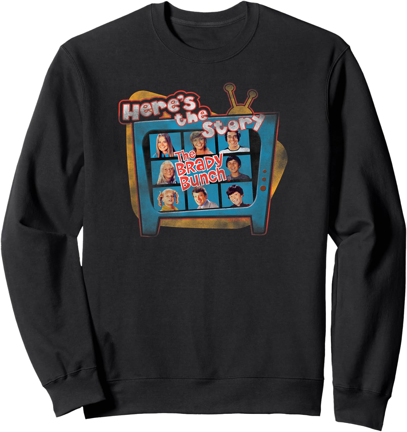 Brady Bunch Here's The Story Sweatshirt - Sweatshirt | Black
