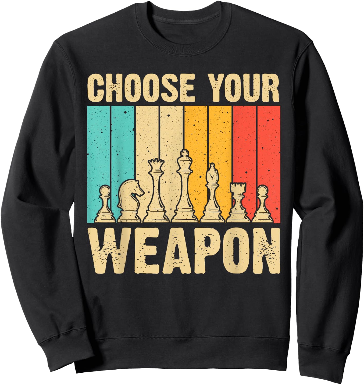 Funny Chess Lover Art For Chess Player Game Themed Men Women Sweatshirt - Sweatshirt | Black