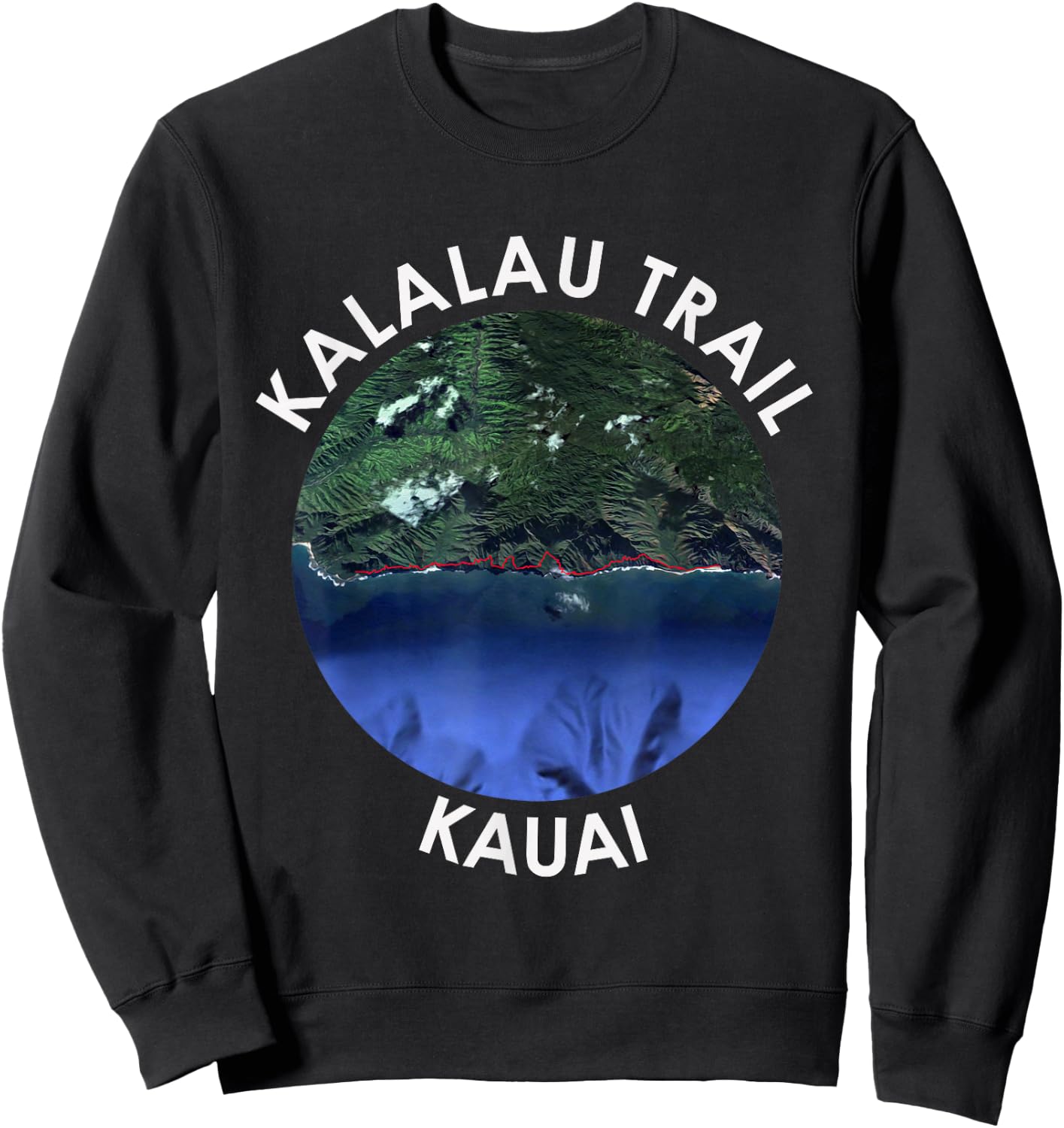 Kalalau trail shirt Sweatshirt - Sweatshirt | Black
