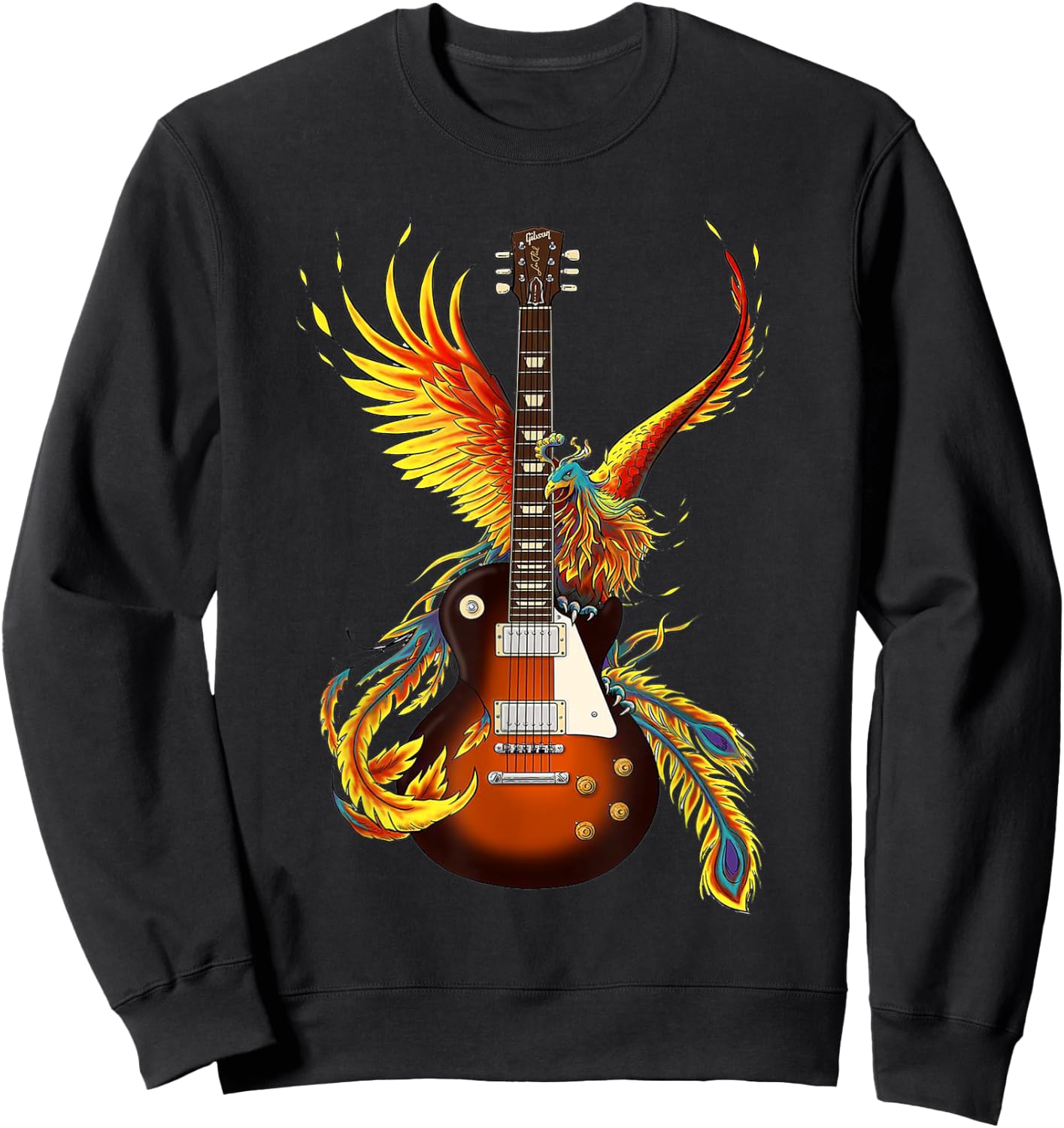 Guitar men, guitar kids, girls guitar, guitar shirt for kids Sweatshirt - Sweatshirt | Black