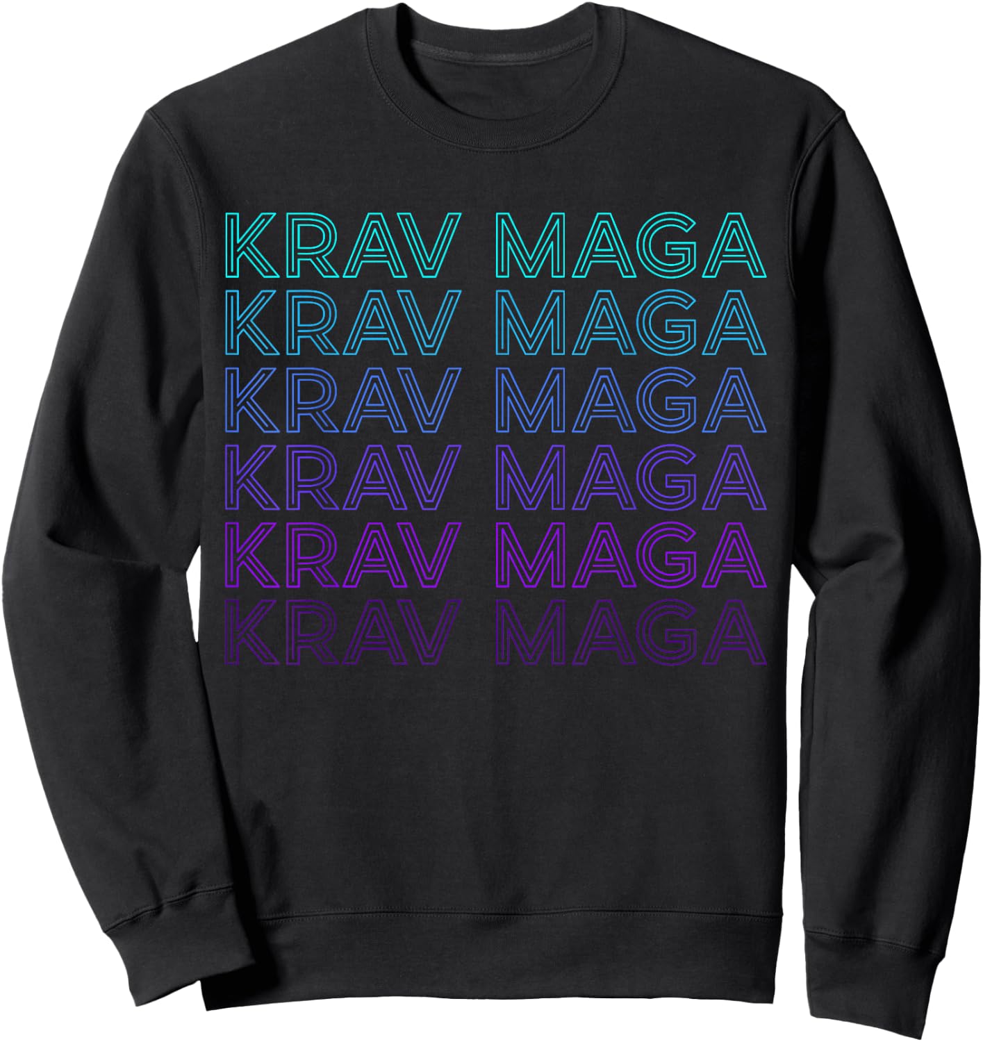 Krav Maga Retro Sweatshirt - Sweatshirt | Black