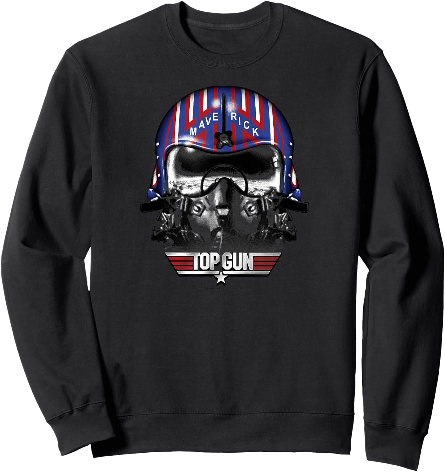 Top Gun Maverick Helmet Sweatshirt - Sweatshirt | Black