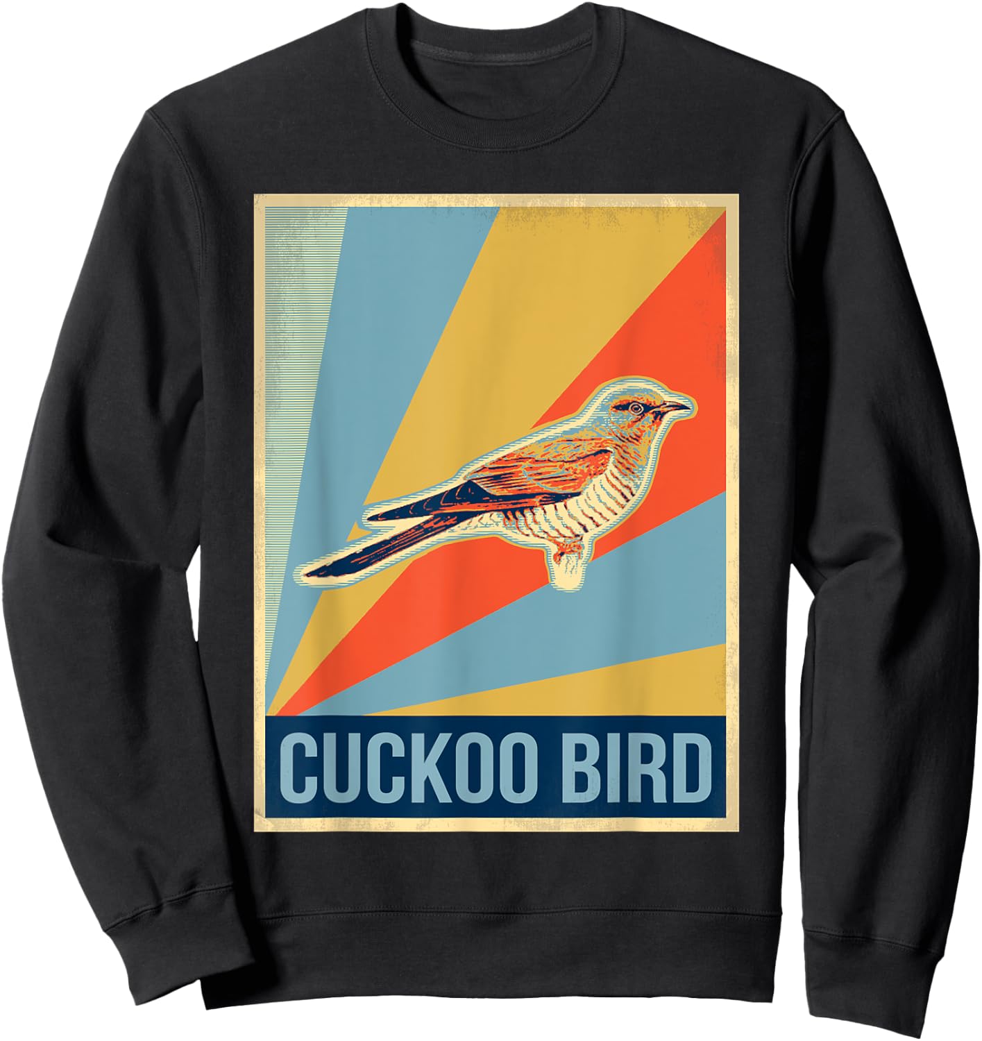 Vintage Cuckoo Bird T Shirt Sweatshirt - Sweatshirt | Black