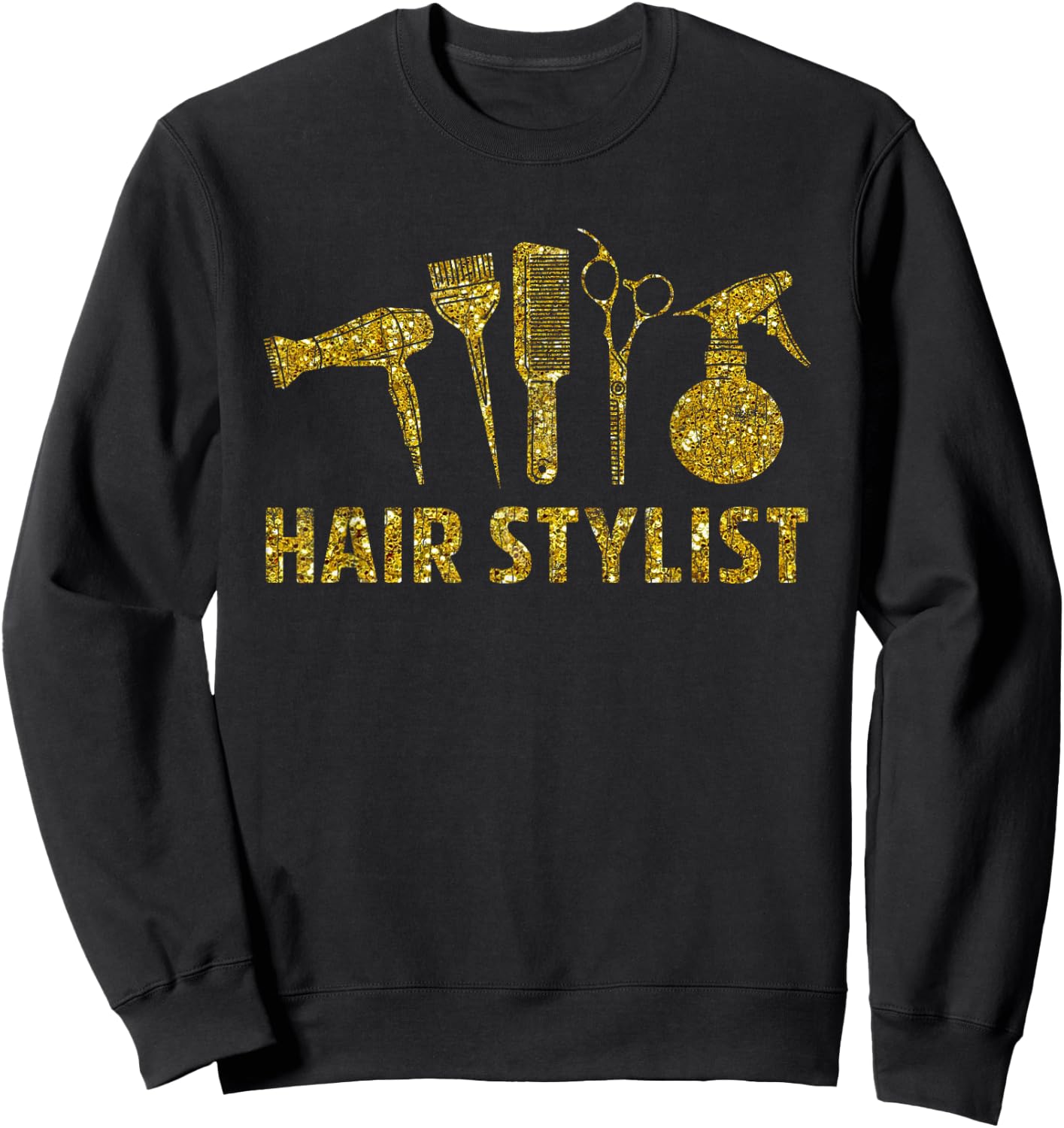 Hairstylist Funny Hairdresser Barber Graphic Sweatshirt - Sweatshirt | Black