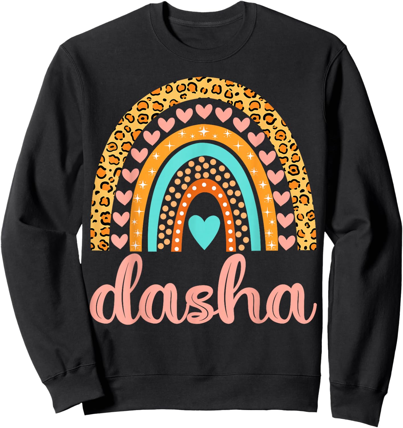 Dasha Dasha Name Birthday Shirt Gift Sweatshirt - Sweatshirt | Black