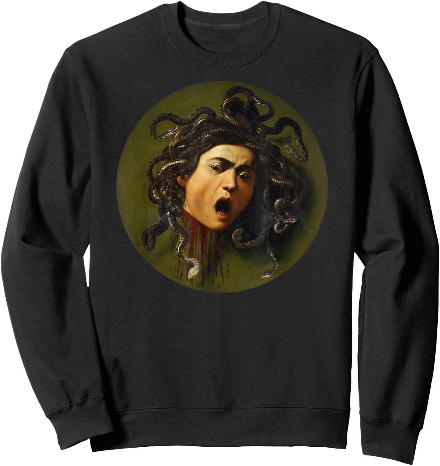 Medusa by Caravaggio Sweatshirt - Sweatshirt | Black
