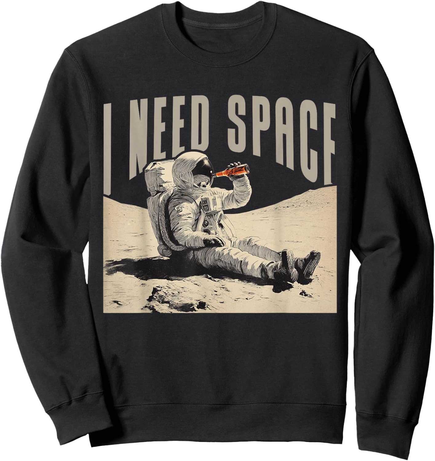 I Need More Space Sweatshirt - Sweatshirt | Black
