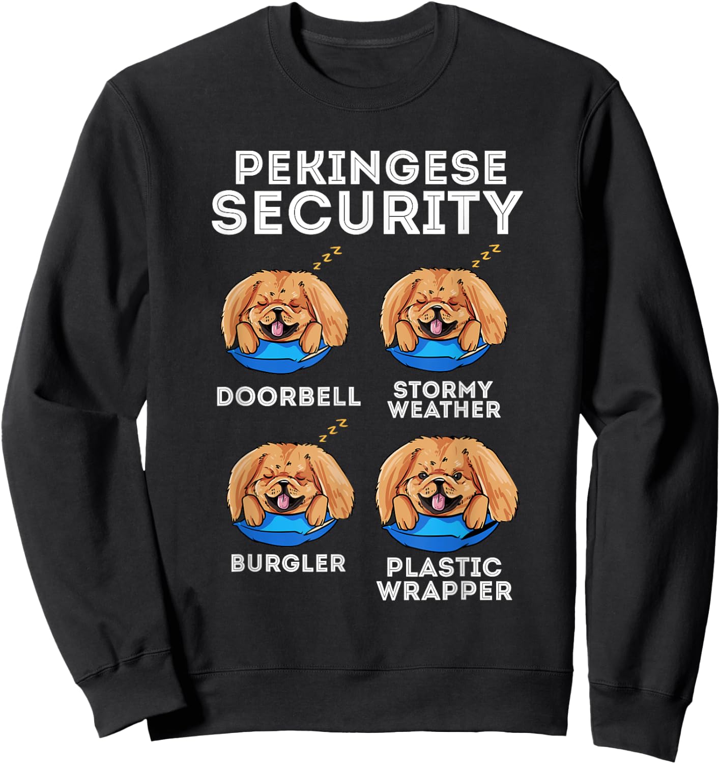 Pekingese Dog Owner Gift - I Love My Pekingese Dog Sweatshirt - Sweatshirt | Black
