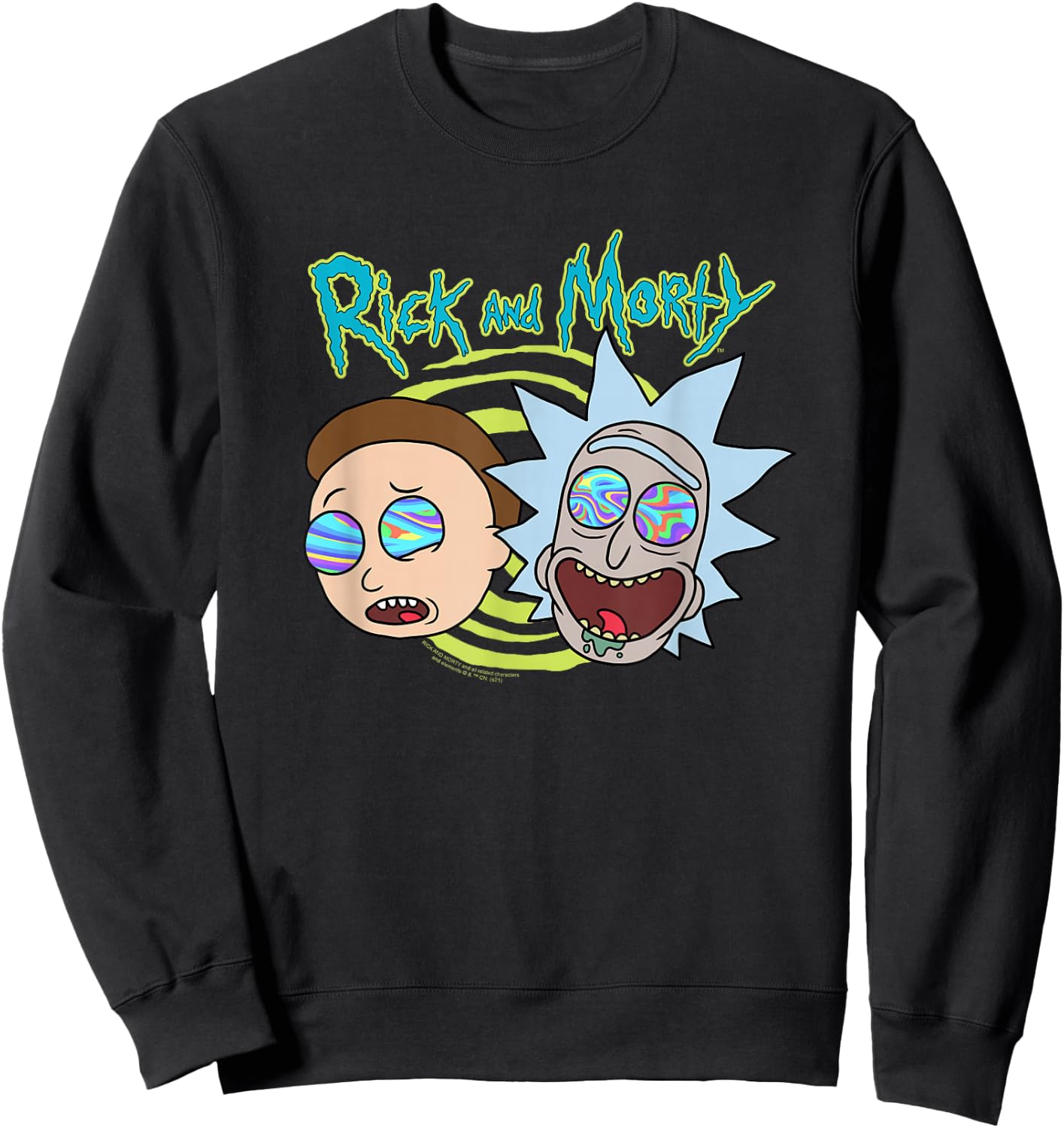 Rick and Morty Blown Minds Sweatshirt - Sweatshirt | Black