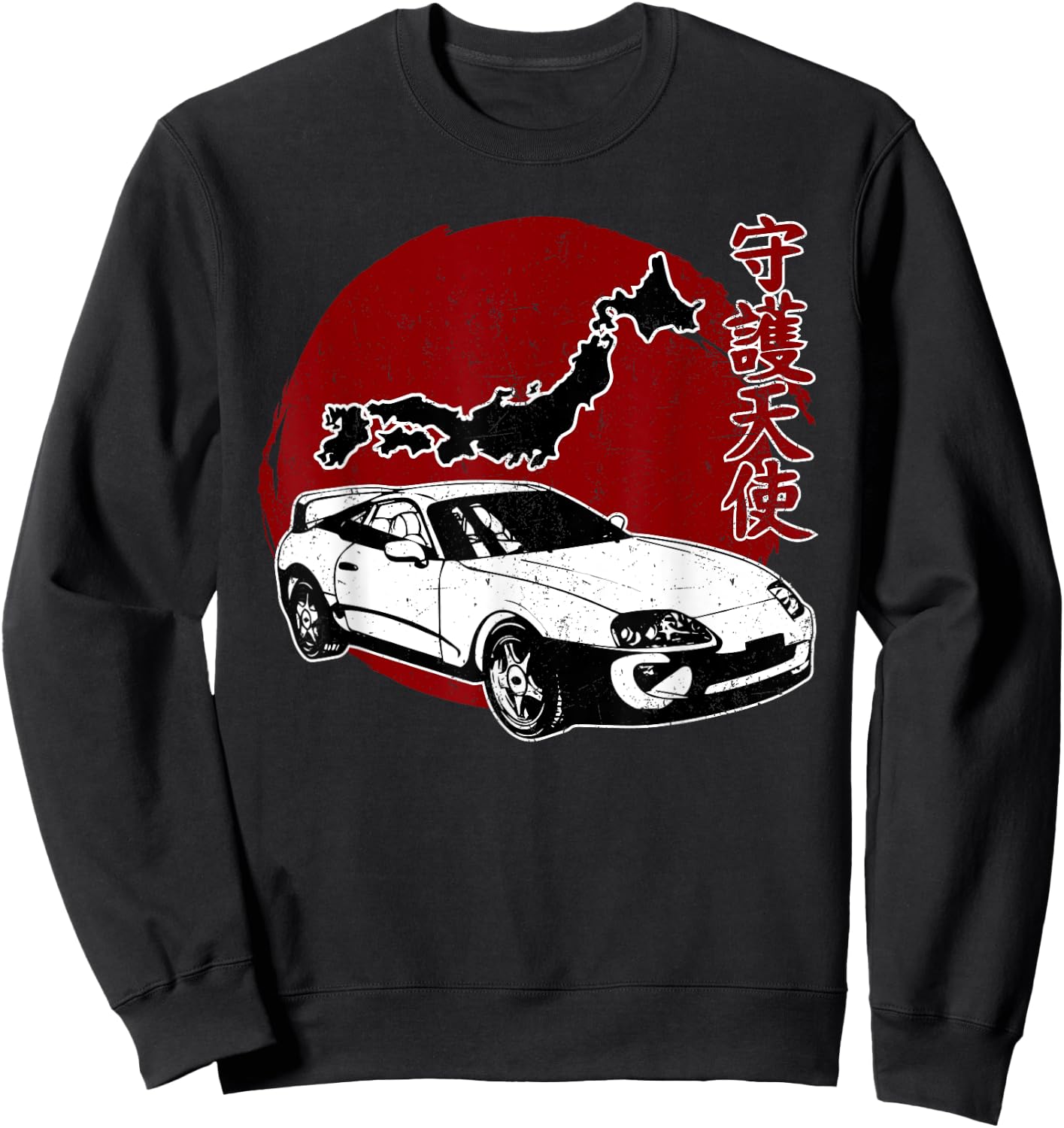 JDM Japan Motorsport Tuning Car Legend 90s Sweatshirt - Sweatshirt | Black