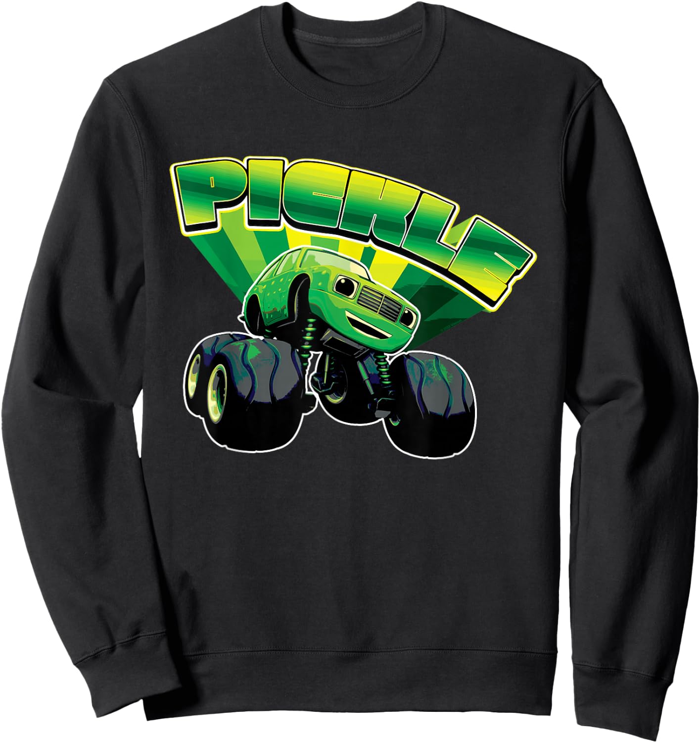 Blaze and The Monster Machines Pickle Badge Sweatshirt - Sweatshirt | Black