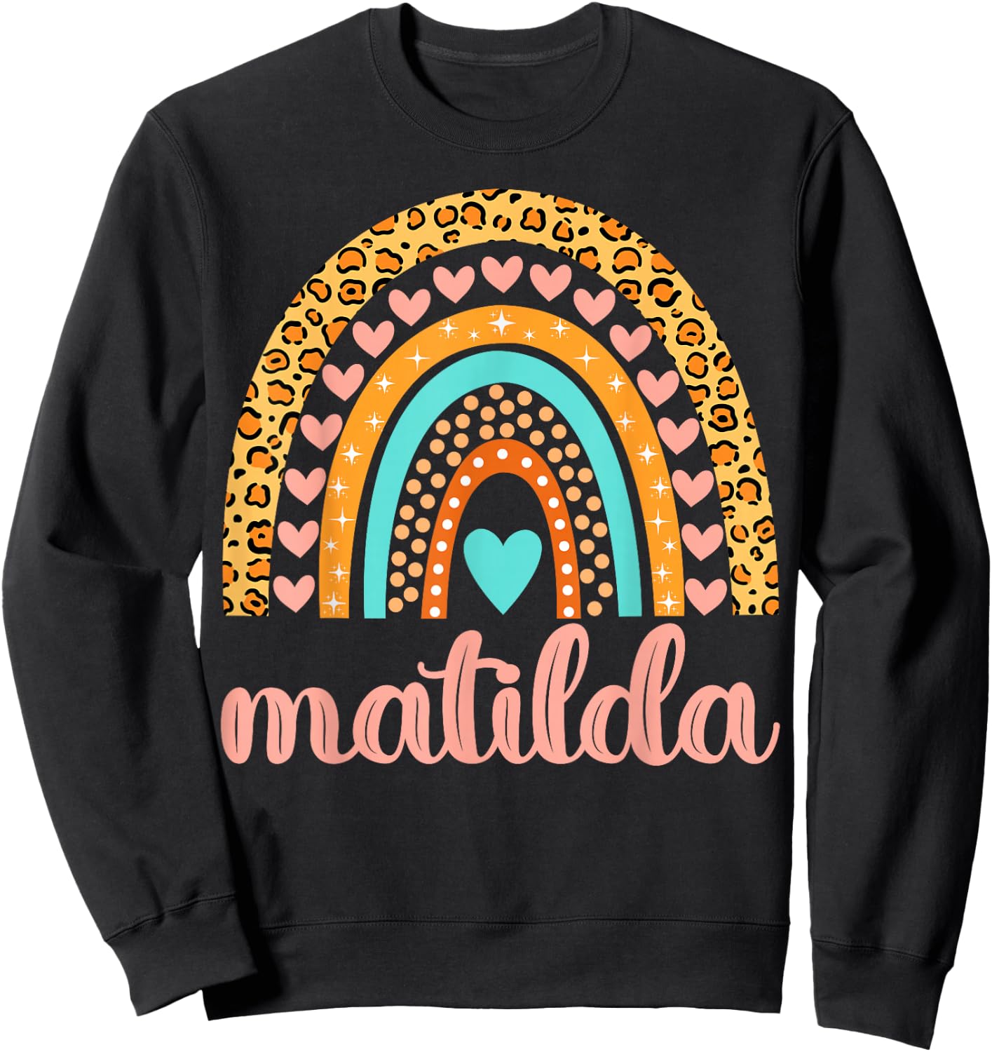 Matilda Matilda Name Birthday Shirt Gift Sweatshirt - Sweatshirt | Black
