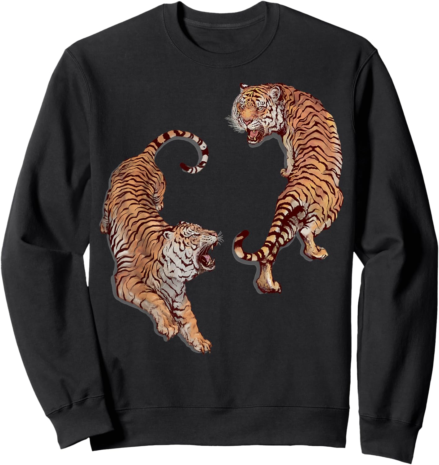 YEAR OF THE TIGER Chinese Zodiac Lunar New Year 2022 Sweatshirt - Sweatshirt | Black