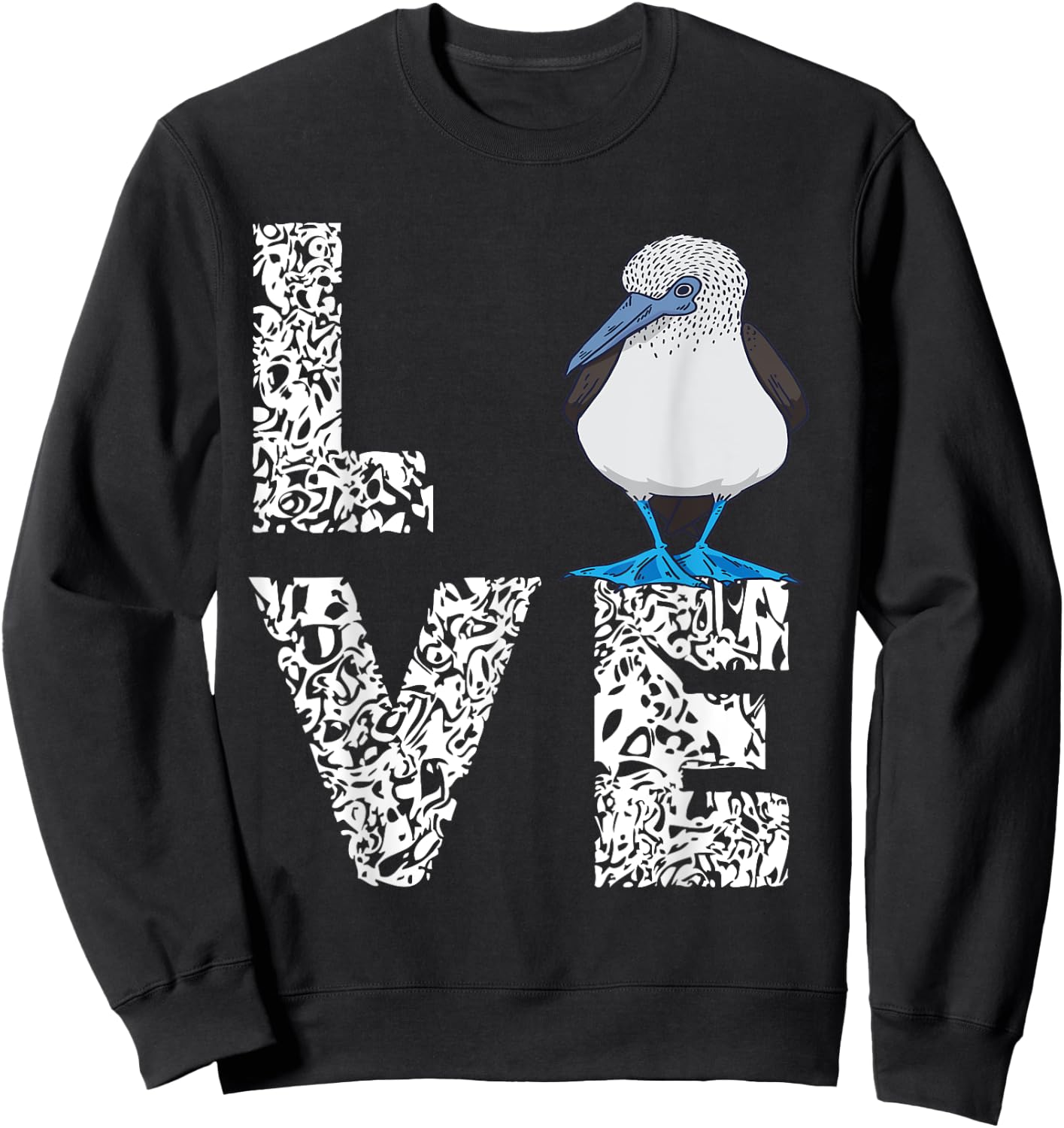 Blue Footed Boobies Tropical Sea Bird Boobies Lovers Love Sweatshirt - Sweatshirt | Black