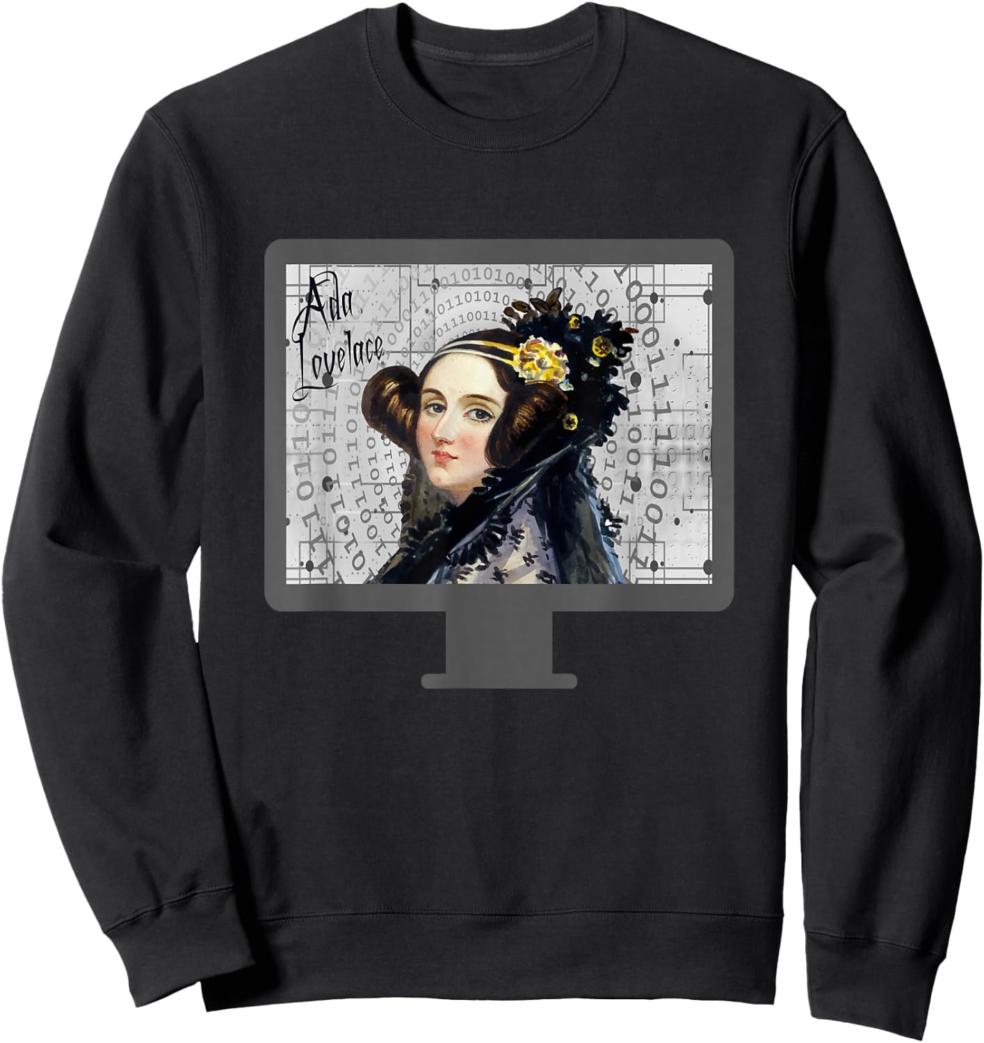 Ada Lovelace Mother of Computing Sweatshirt - Sweatshirt | Black