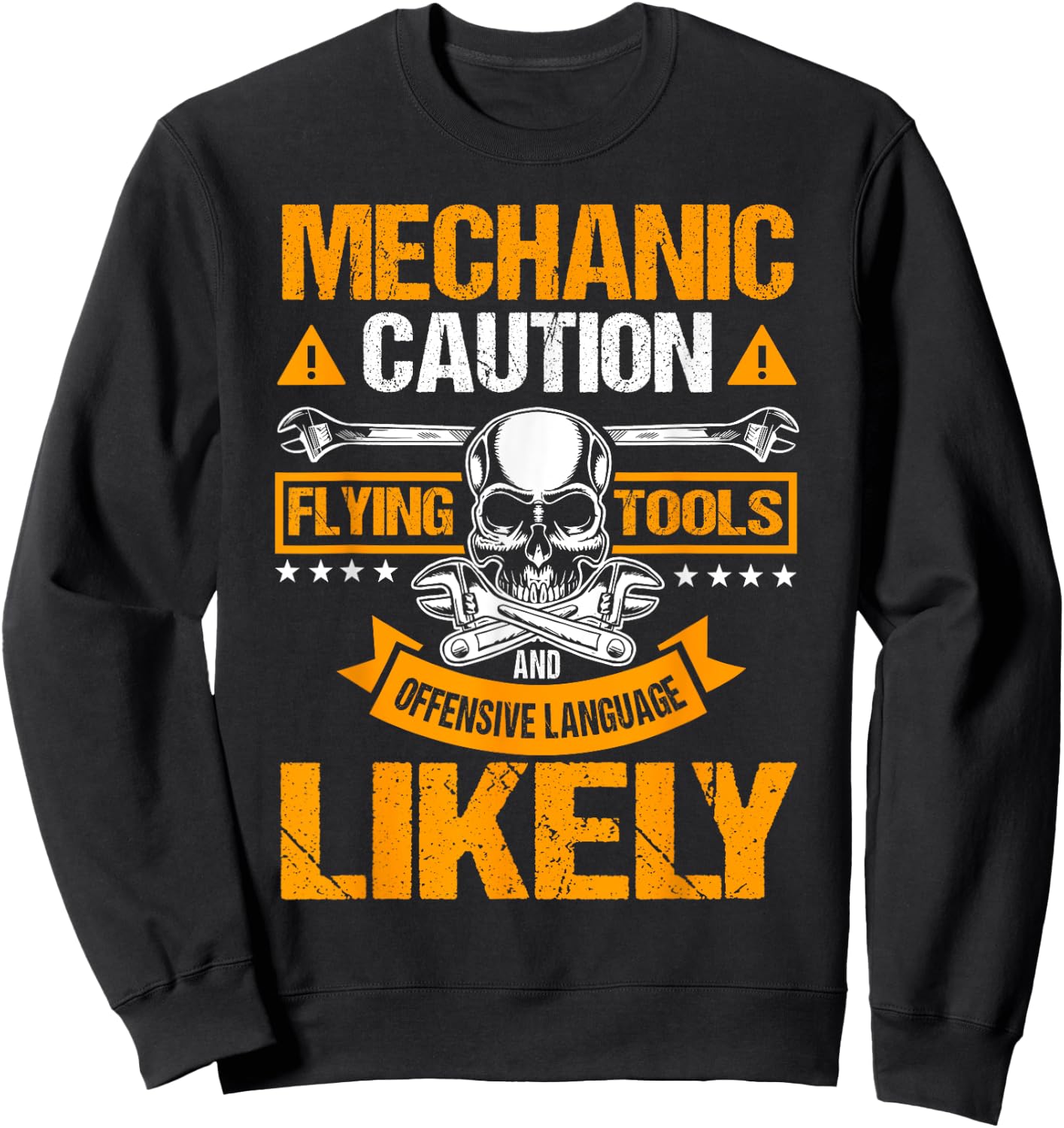 Auto Mechanic Automotive Technician Mech Serviceman Repair Sweatshirt - Sweatshirt | Black