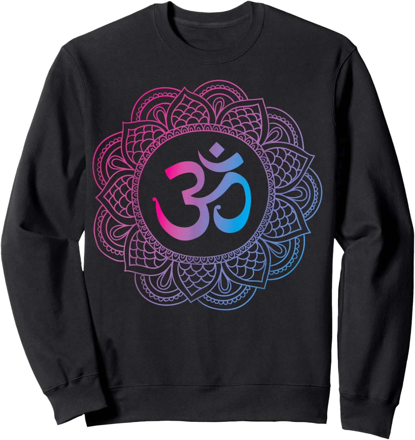 Om Symbol Aum Ohm Hindu Zen Tantra Yoga Day Namaste Sweatshirt - Sweatshirt | Black