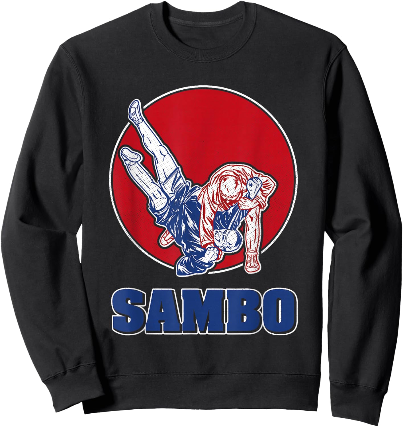 Sambo Wrestling Martial Arts Russia Soviet Union Martial Arts Sweatshirt - Sweatshirt | Black