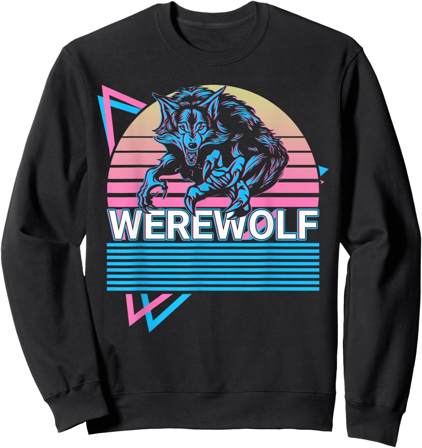 Werewolf Lycan Wolf Lycanthrope Sweatshirt - Sweatshirt | Black