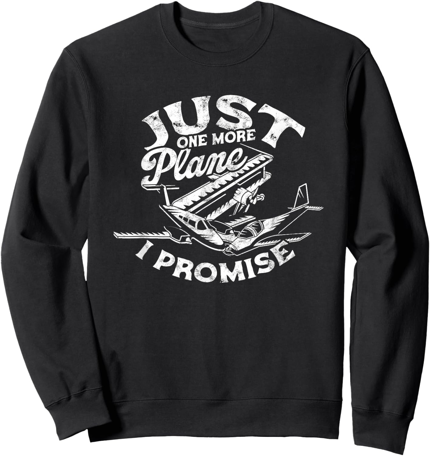 Just one more plane I promise - Airplane RC Model Pilot Sweatshirt - Sweatshirt | Black