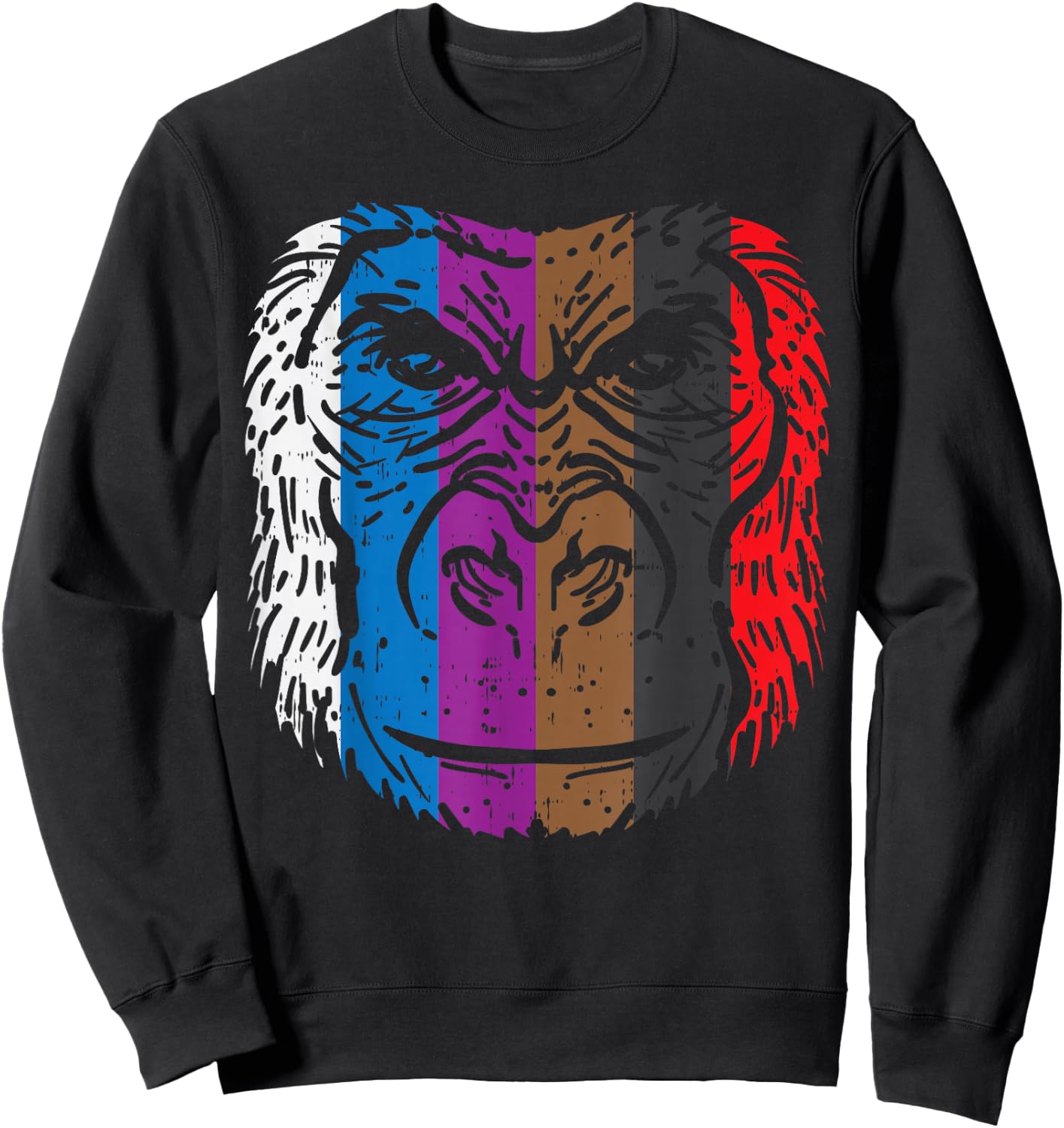 Gorilla Jiu Jitsu Belt Rank BJJ Brazilian Martial Arts Gift Sweatshirt - Sweatshirt | Black